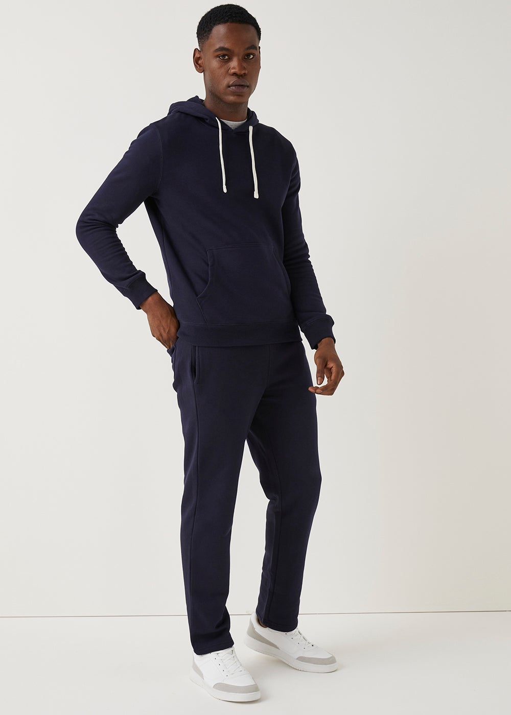 Buy Navy Essential Straight Fit Joggers Online in Oman from Matalan