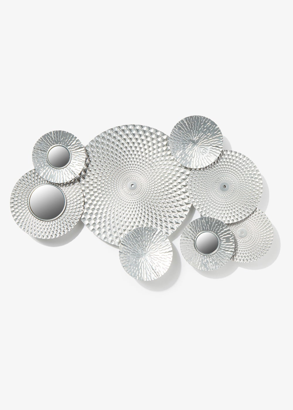 Buy Silver Circle Wall Art (83cm x 2cm x 42cm) Online in Oman from Matalan