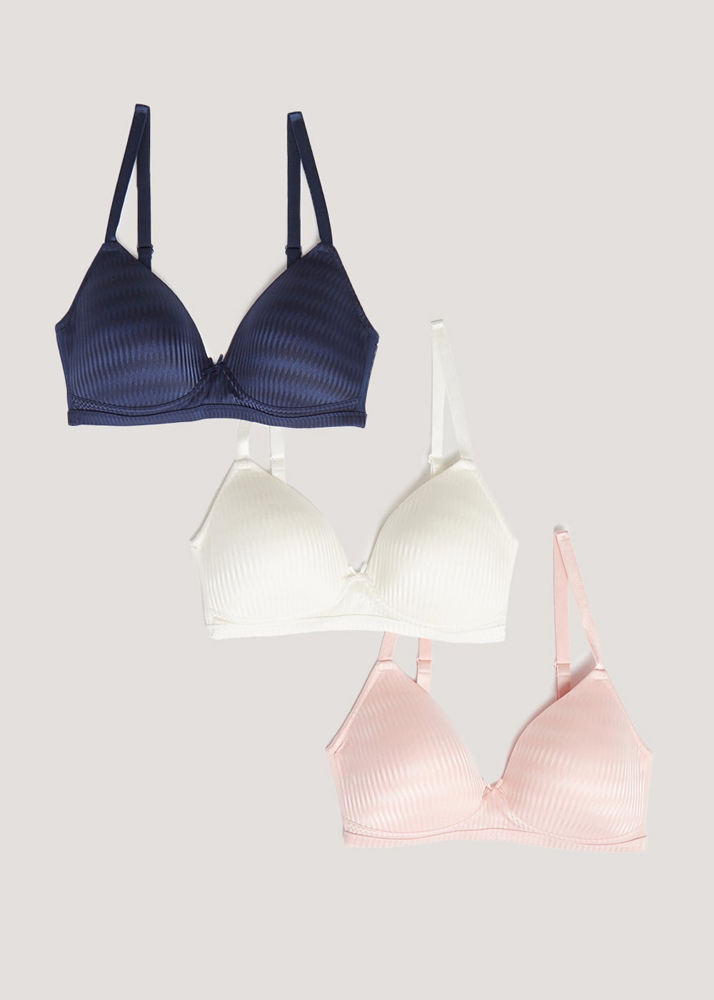 Buy 3 Pack DD+ Padded Non Wired Bras Online in UAE from Matalan