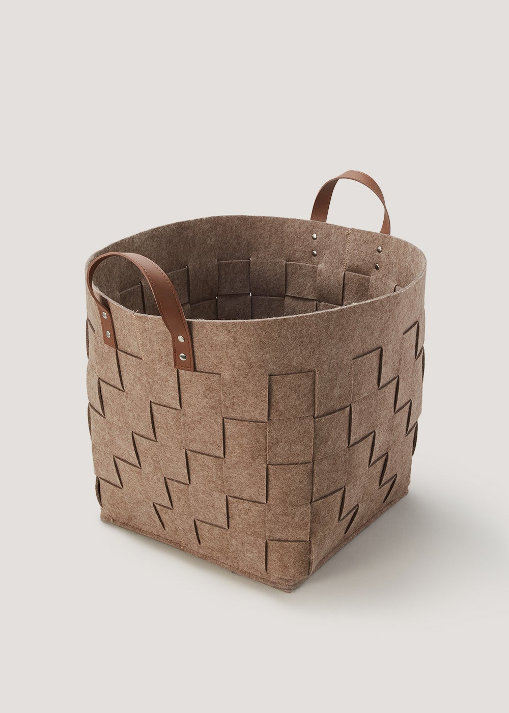 Buy Large Lattice Felt Storage Basket Online in Oman from Matalan