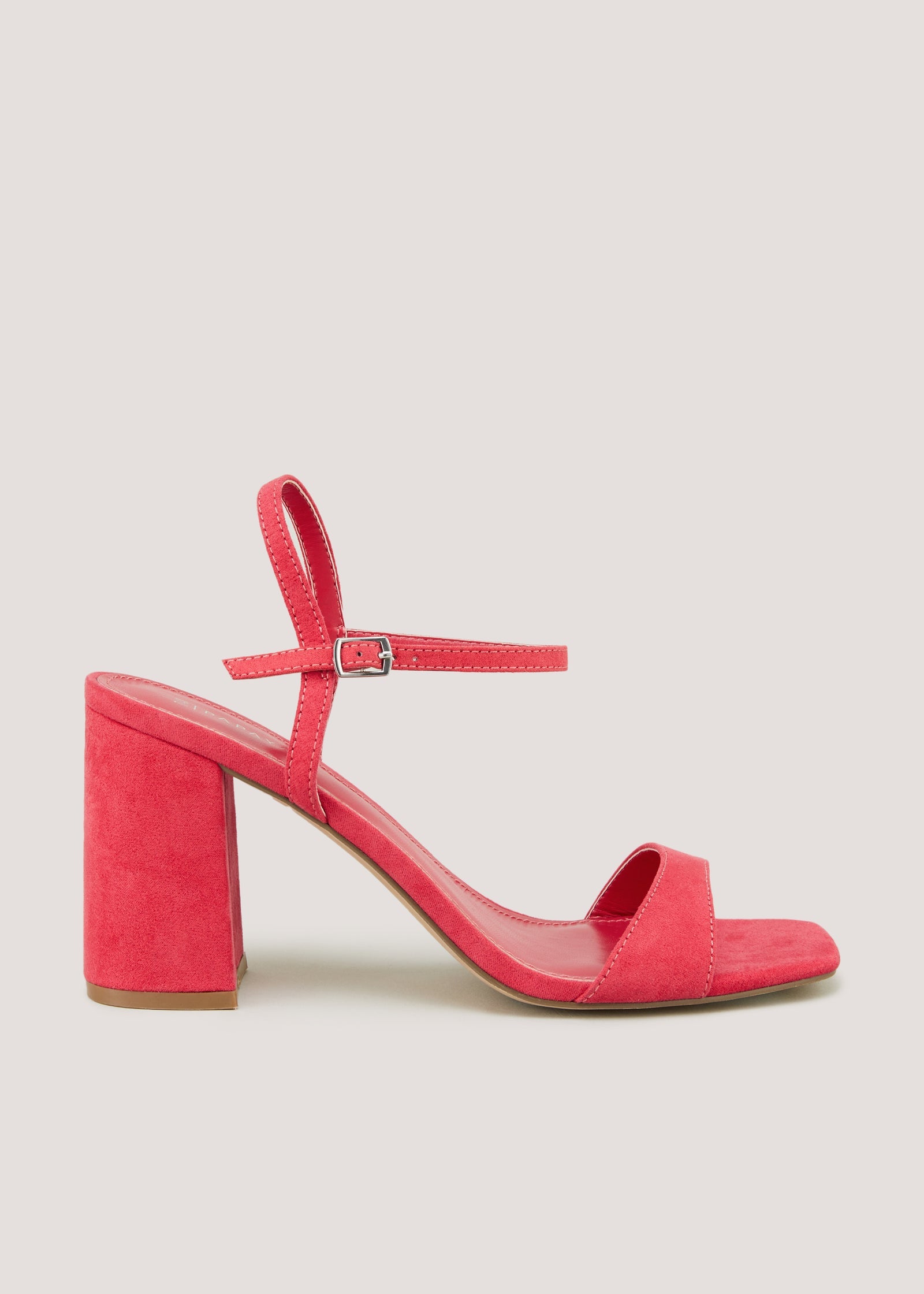 Pink block heel slingbacks best sale