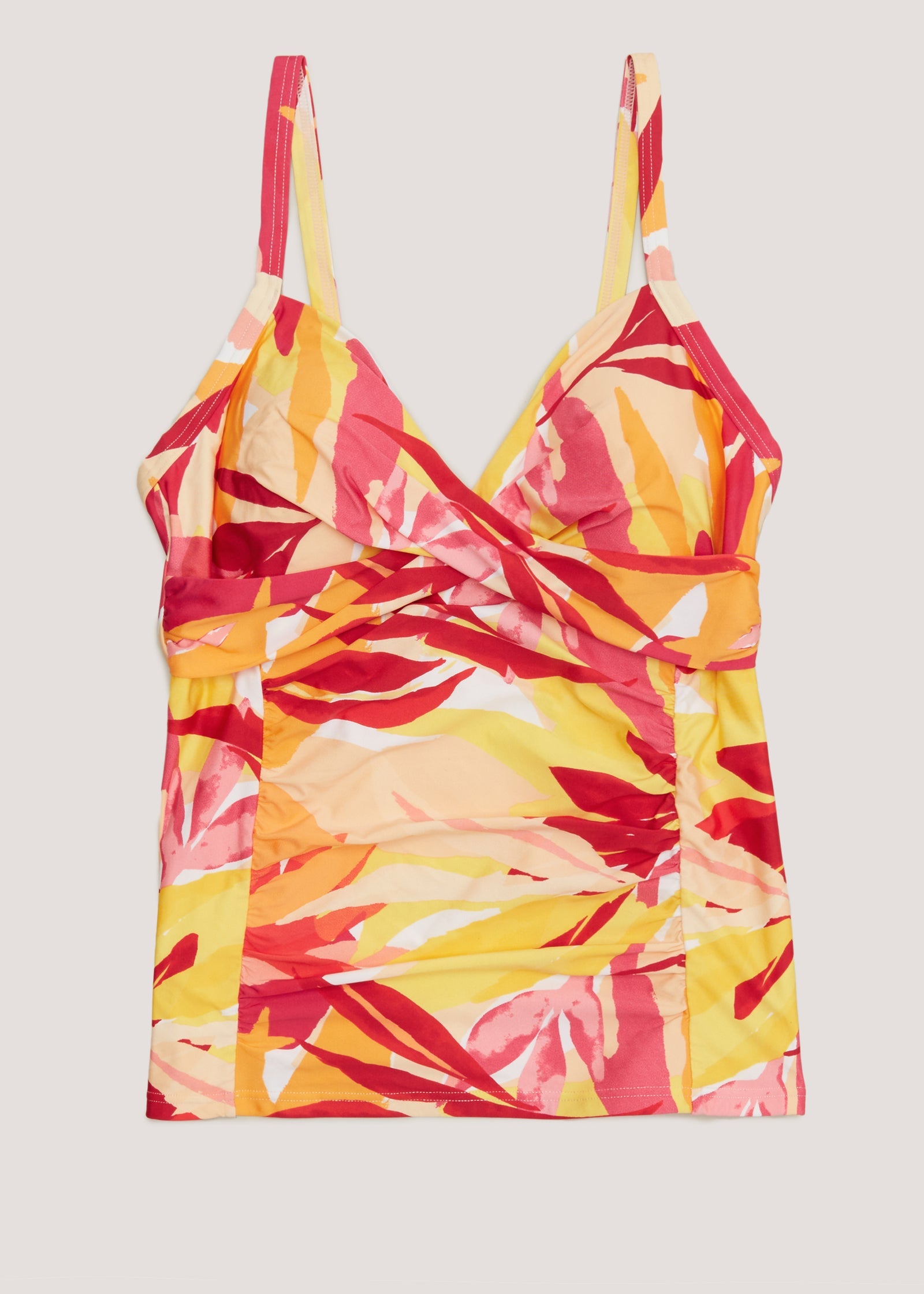 Buy Orange Leaf Print Tankini Top Online in Jordan from Matalan