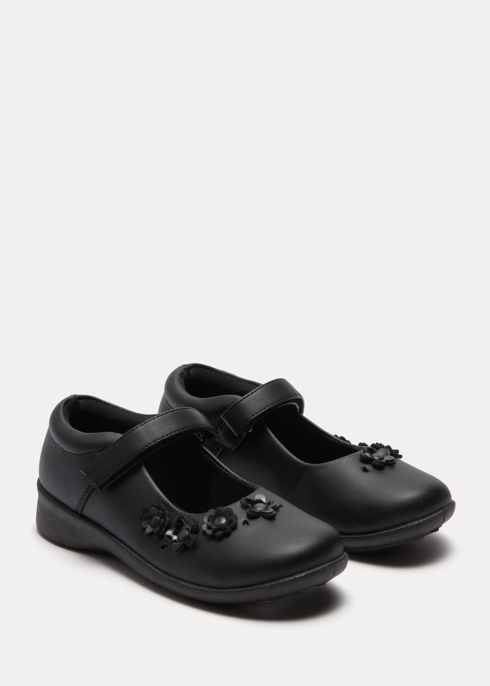 Buy Girls Black PU Mary Jane Scuff Resistant School Shoes Younger 8 Older 3 Online in UAE from Matalan