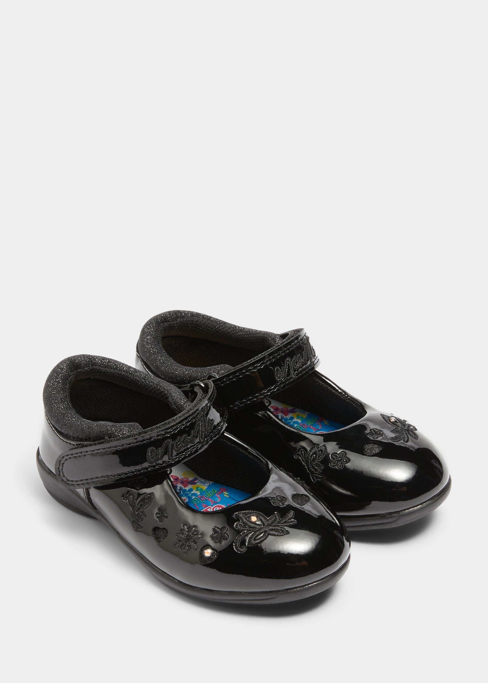 Buy Girls Black Patent Disney Encanto Light Up School Shoes Online in