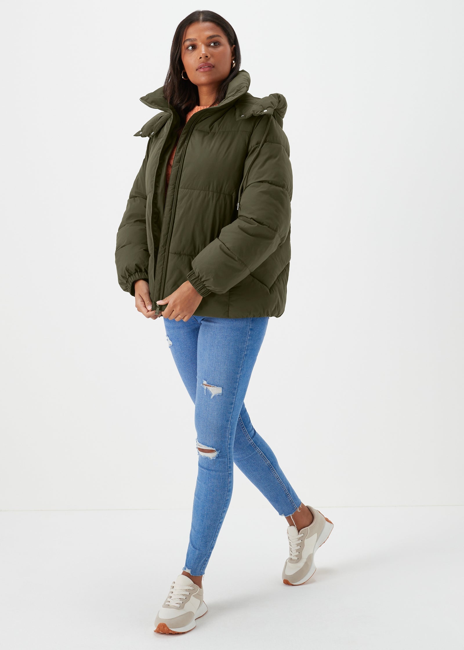 Buy Short Padded Coat Green 14 Online in Oman from Matalan