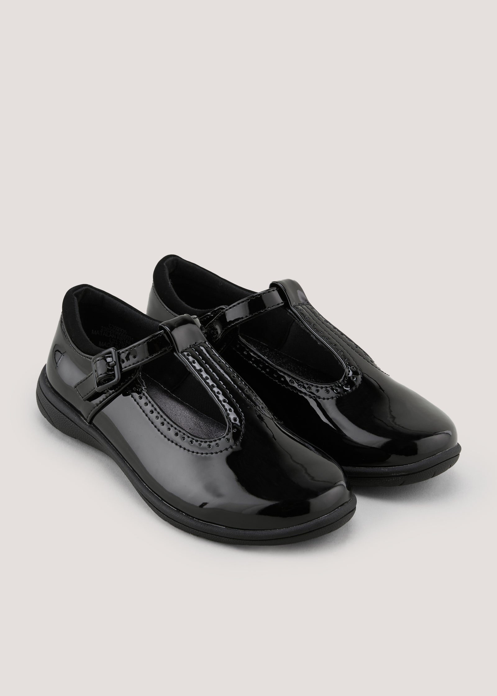 Buy Girls Black TBar Patent School Shoes (Younger 10Older 5) Online