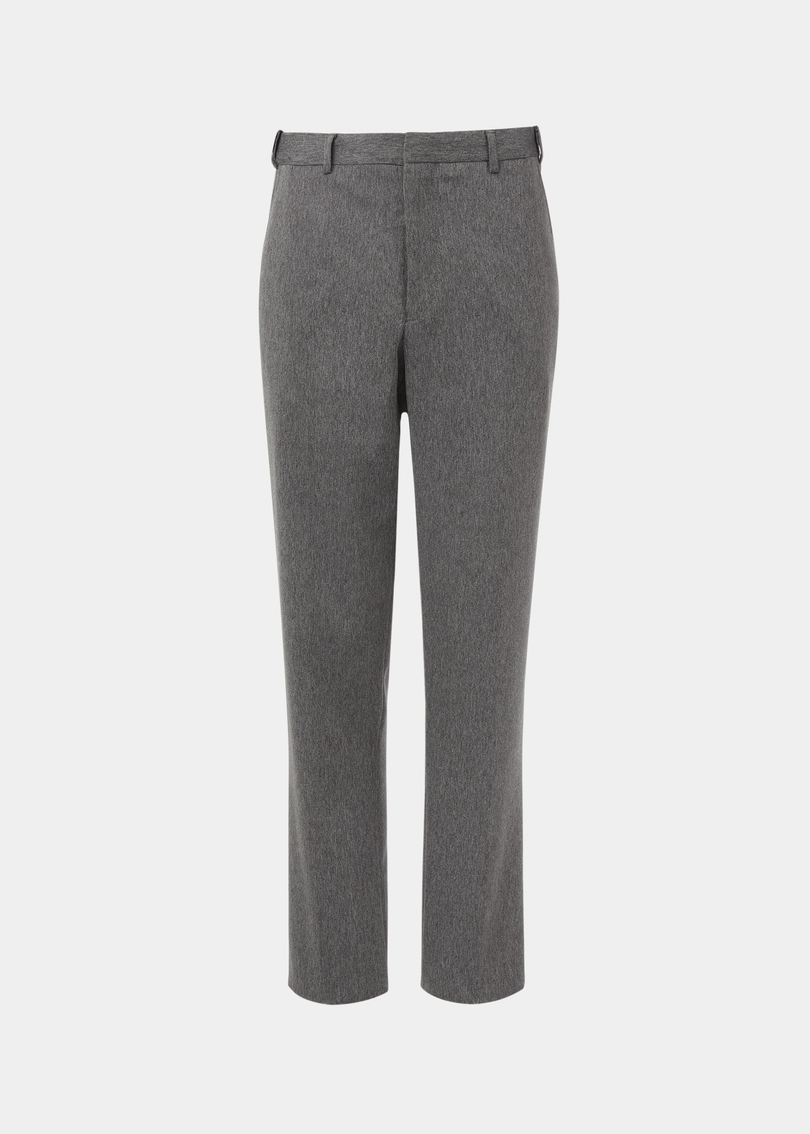 Buy Taylor & Wright Charcoal Textured Flexi Waist Trousers Online in ...