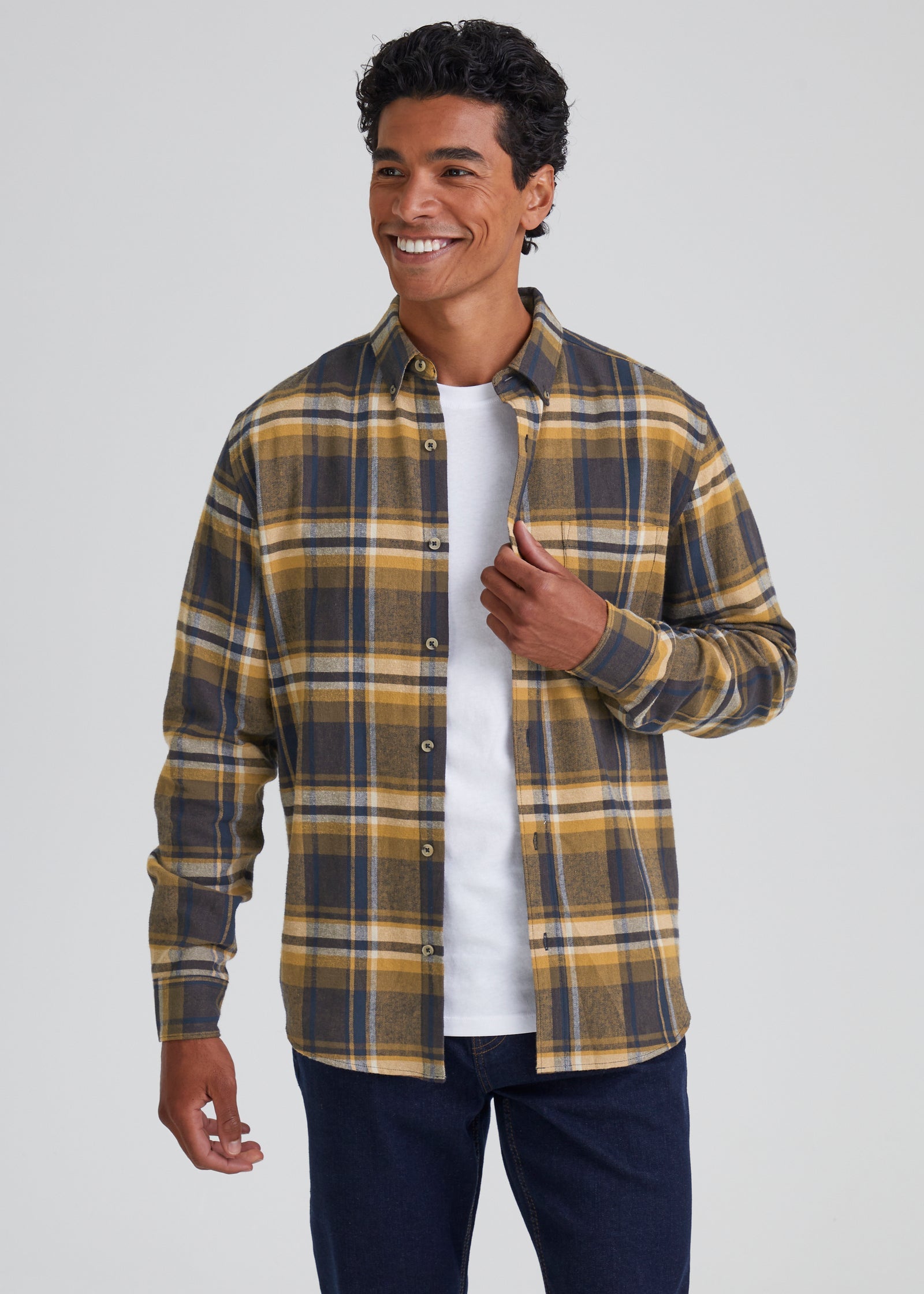 Yellow checked top sales