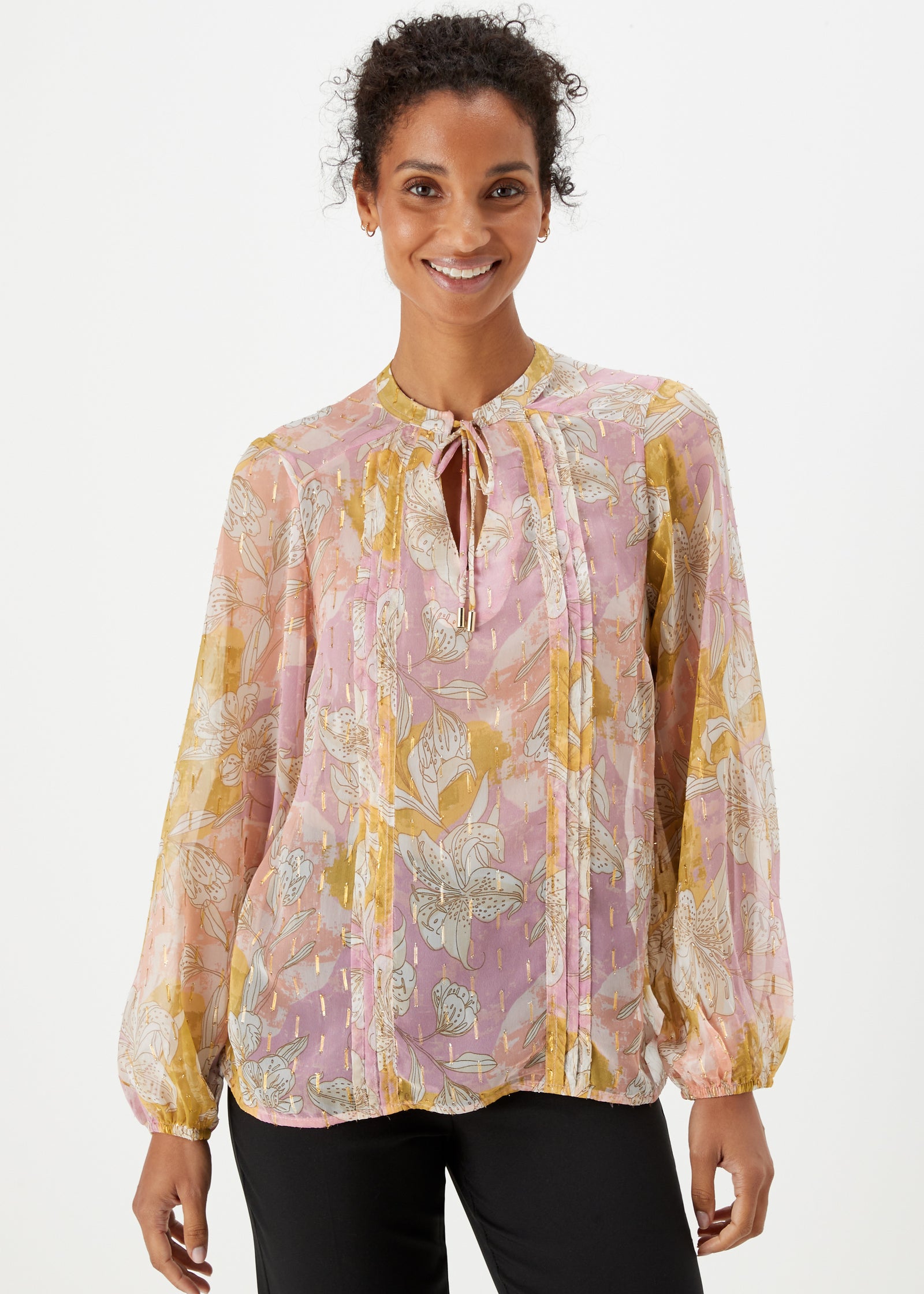 Buy Et Vous Multicoloured Florals Blouse Online in Bahrain from Matalan