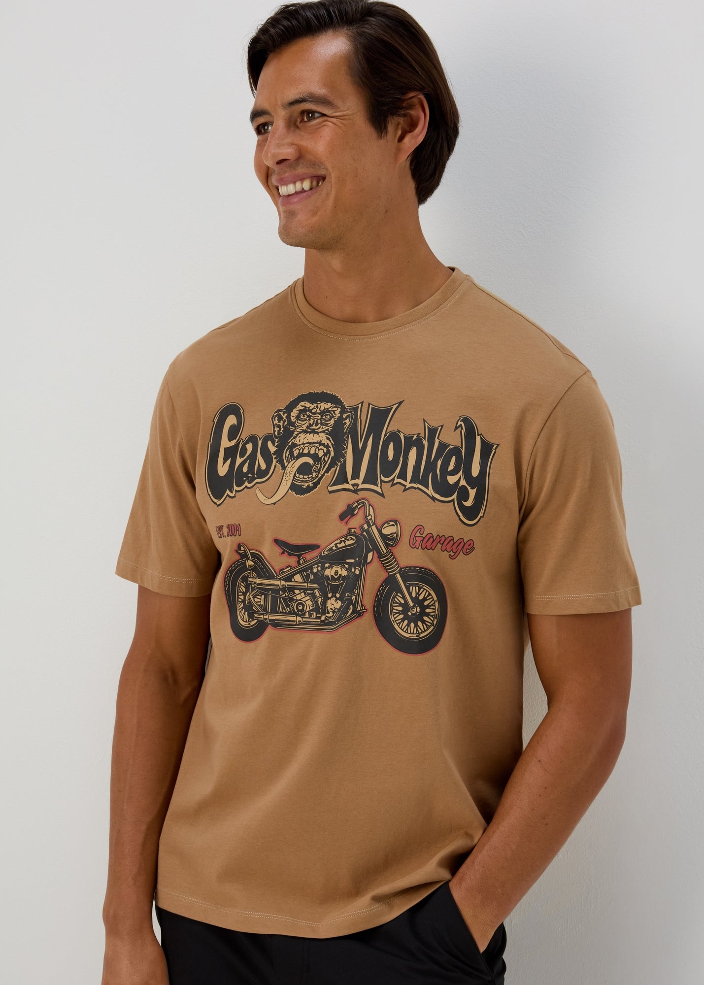 gas monkey t shirt matalan
