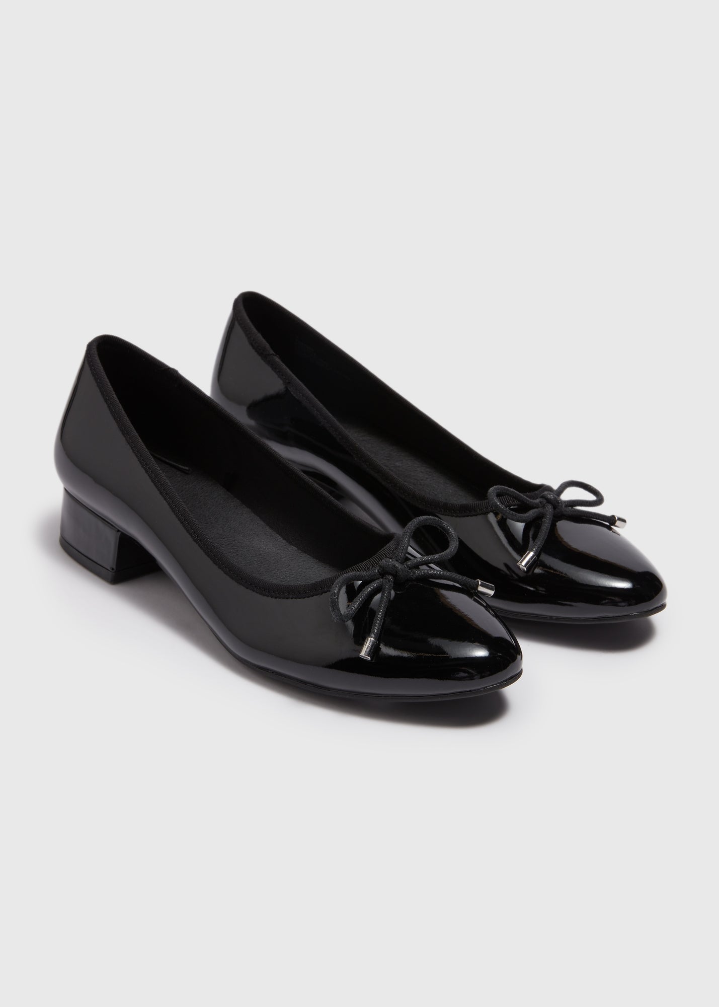 Sienna Low Block Heel Ballerinas
