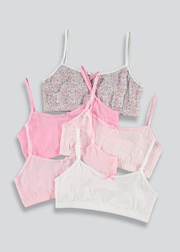 Girls Pink Padded Crop Top (8-13yrs)