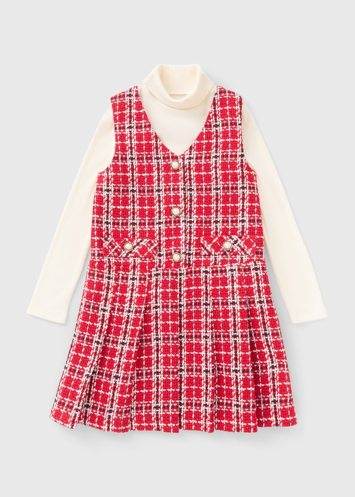 strapless open back dress XS-Sm 60s Mod Plaid Trompe L'oeil Pinafore Mini Dress – Flying Apple Vintage
