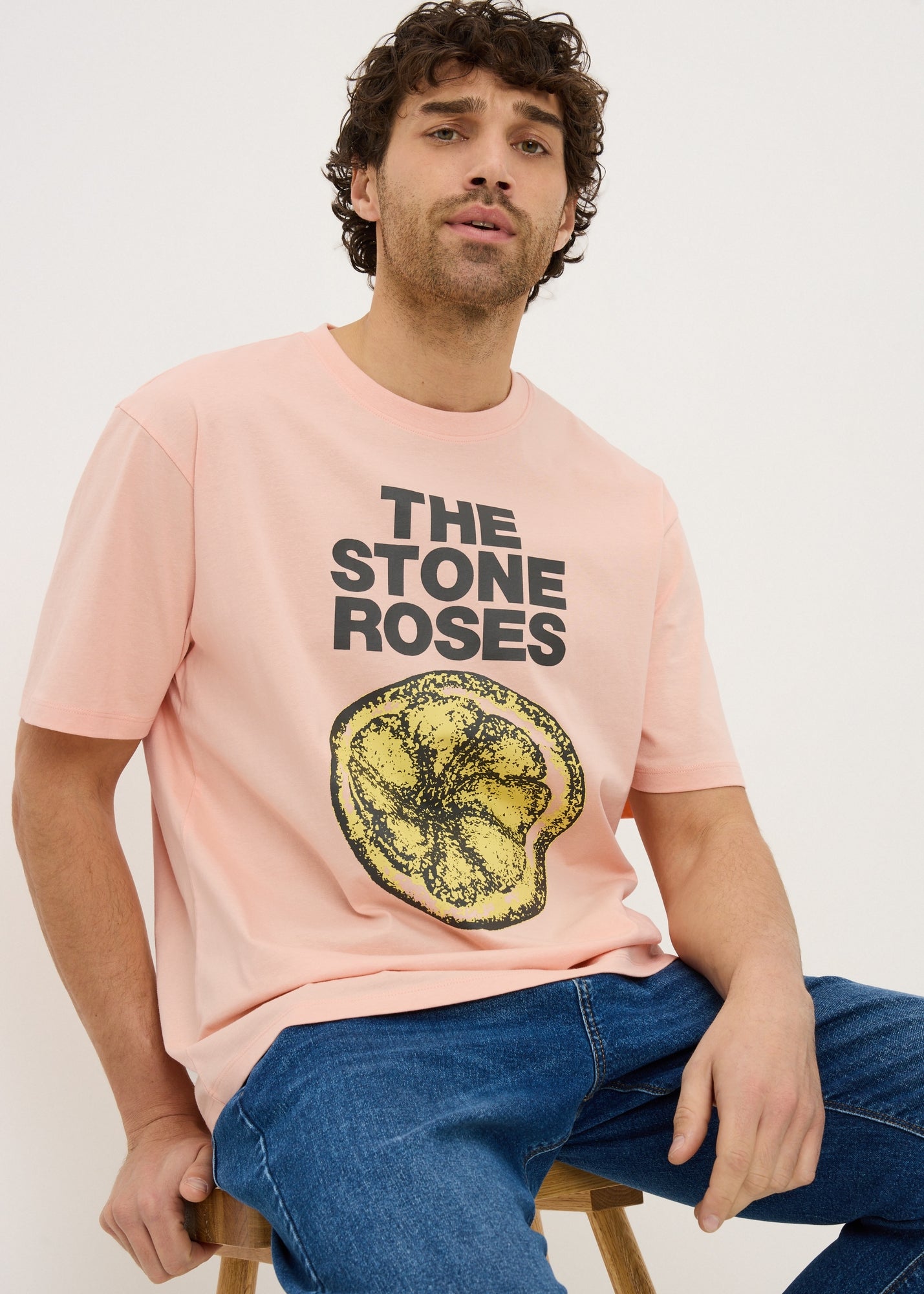 Buy Stone Roses Coral Band T-Shirt Online in UAE from Matalan