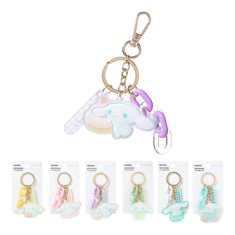 Buy Cinnamoroll Macaroon Acrylic Keychain in Qatar bfab