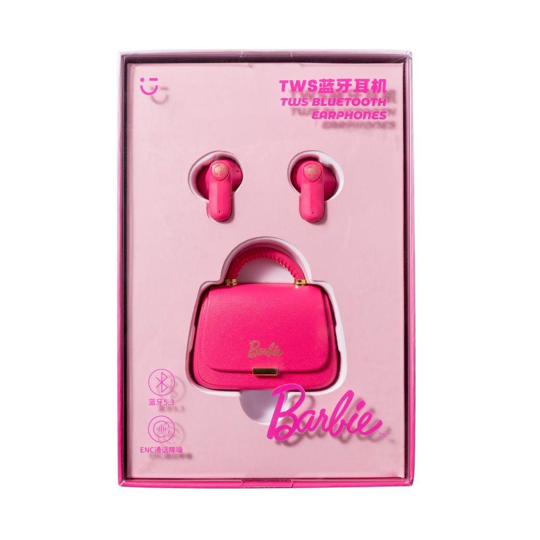 Buy Barbie Collection Bag Style TWS Earphones Model: SX-210 -Pink