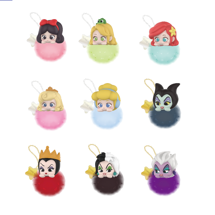 Buy Disney Princess & Villain Fantasy Plush Ball Collection Mini
