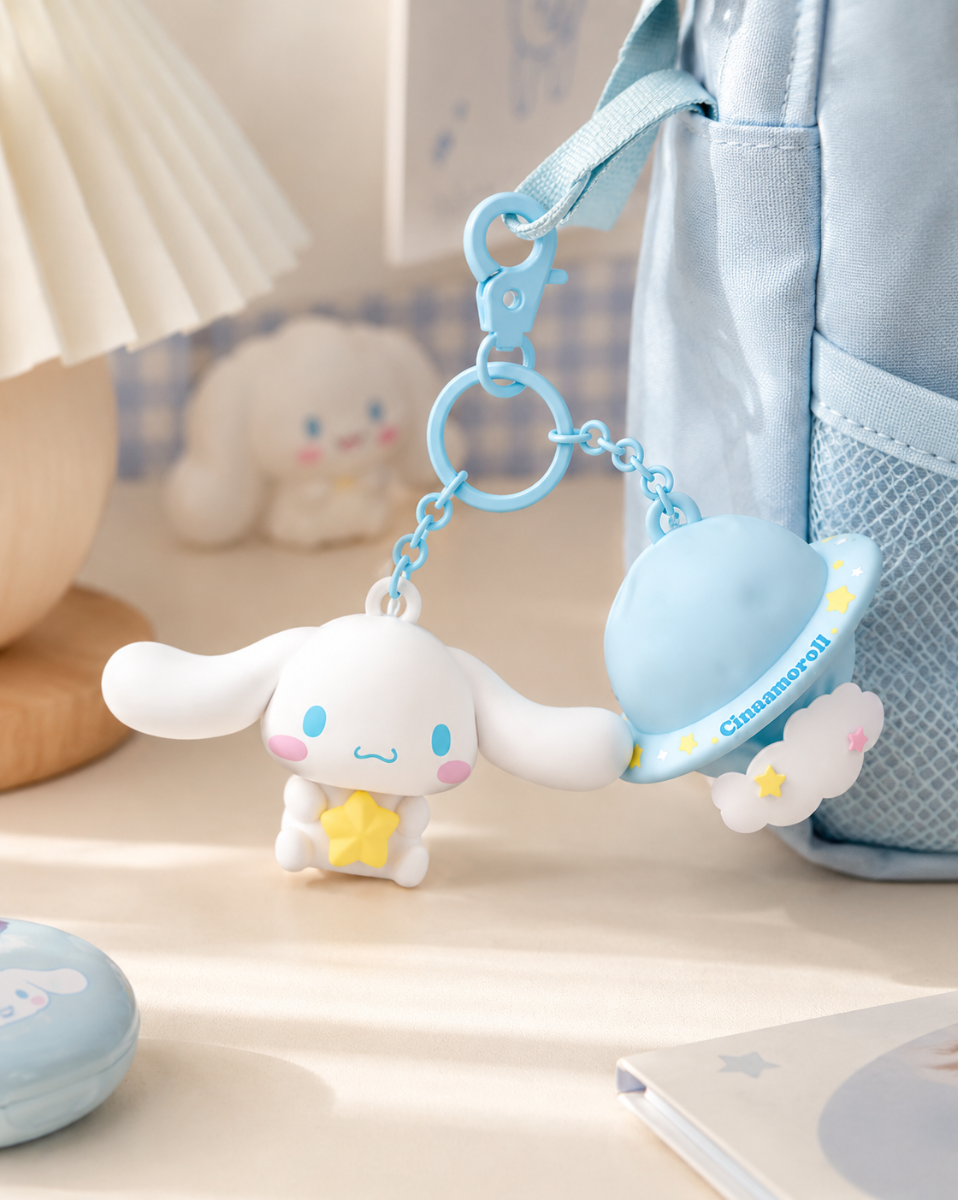 Buy Cinnamoroll Planet Dream LED Light-up Keychain-Blue/White