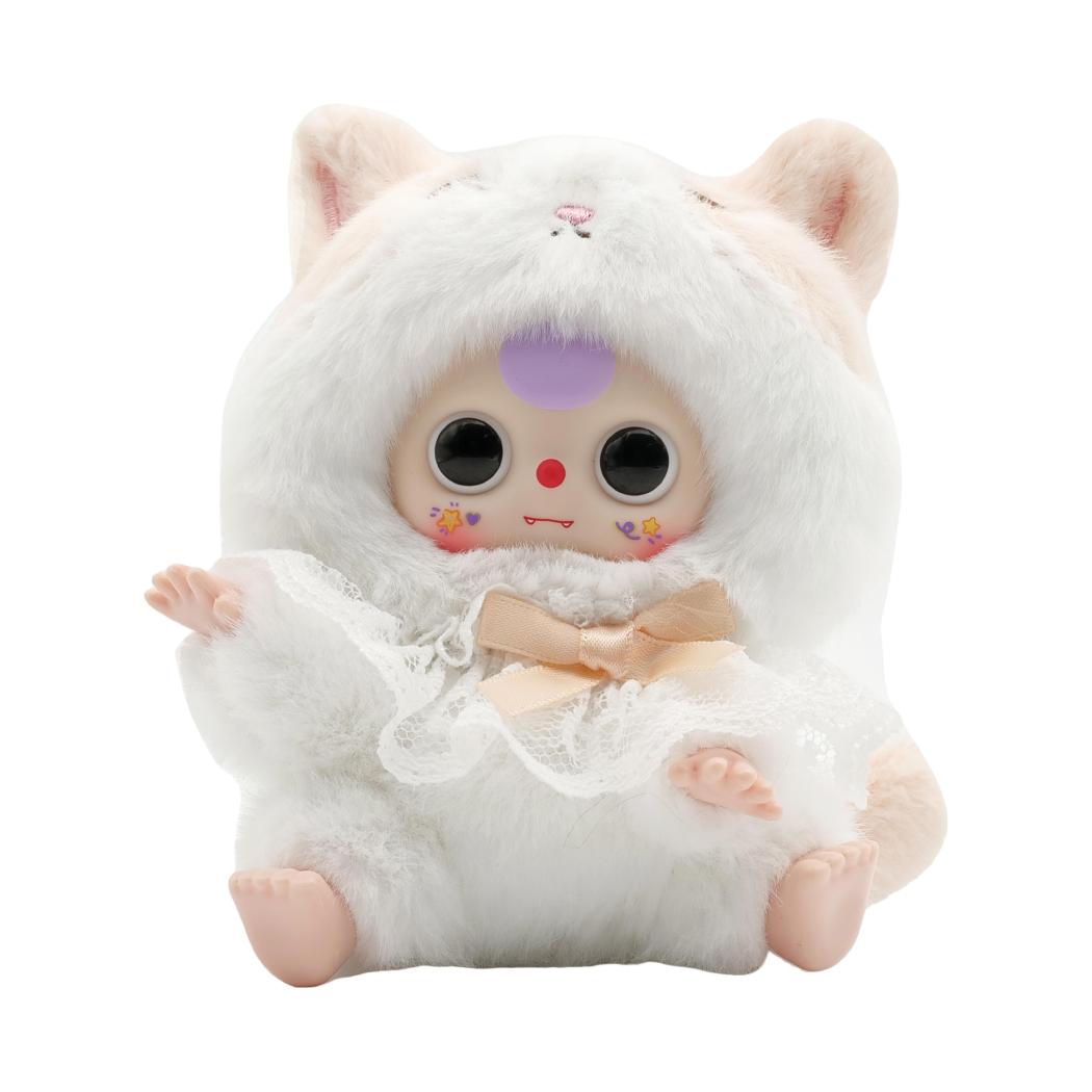 Buy Baby Three Sitting Kitten Vinyl Plush Toy Online in Qatar - bfab