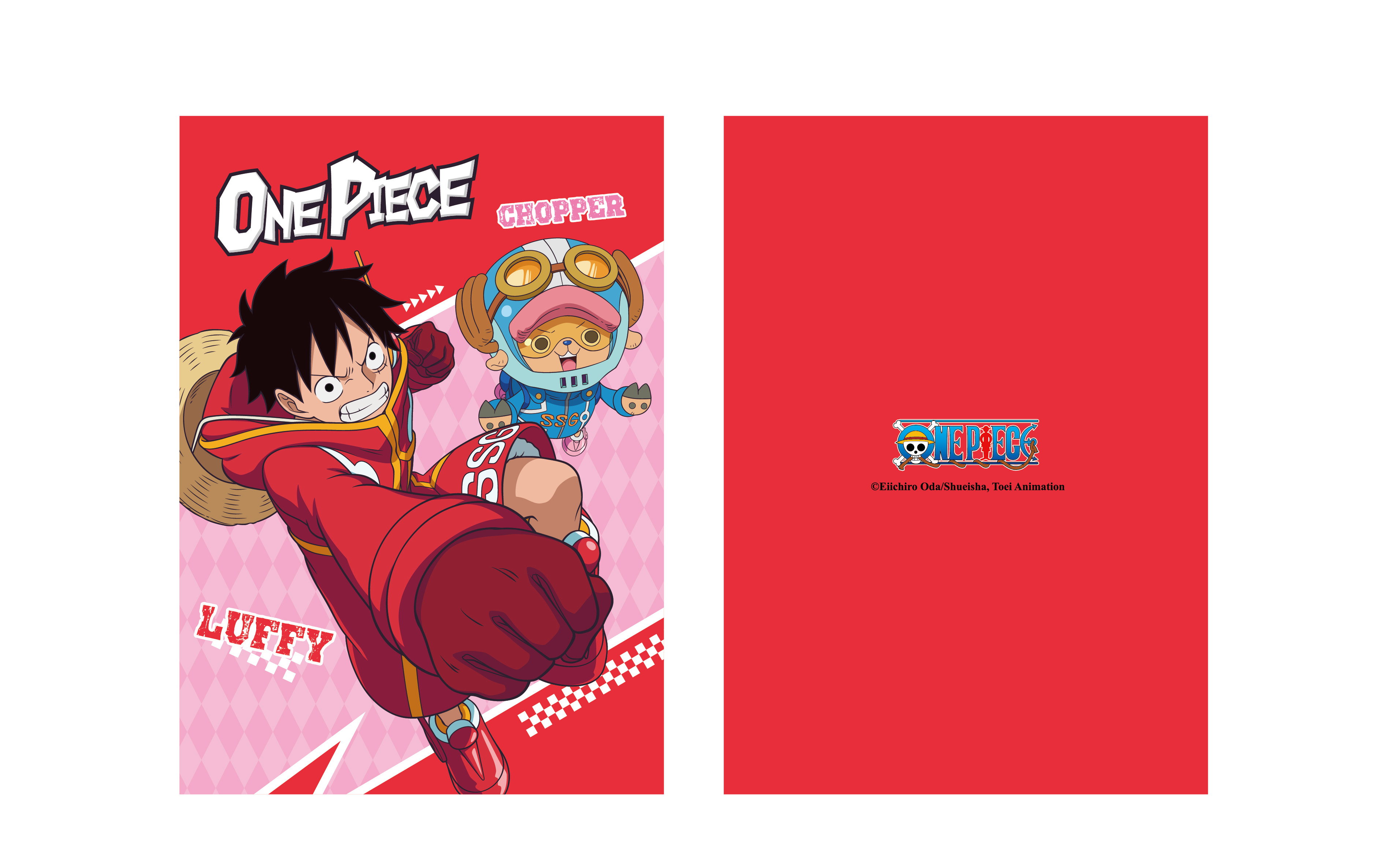 Buy One Piece Collection B5 Glue-bound Book (A) (40 Sheets)-Red