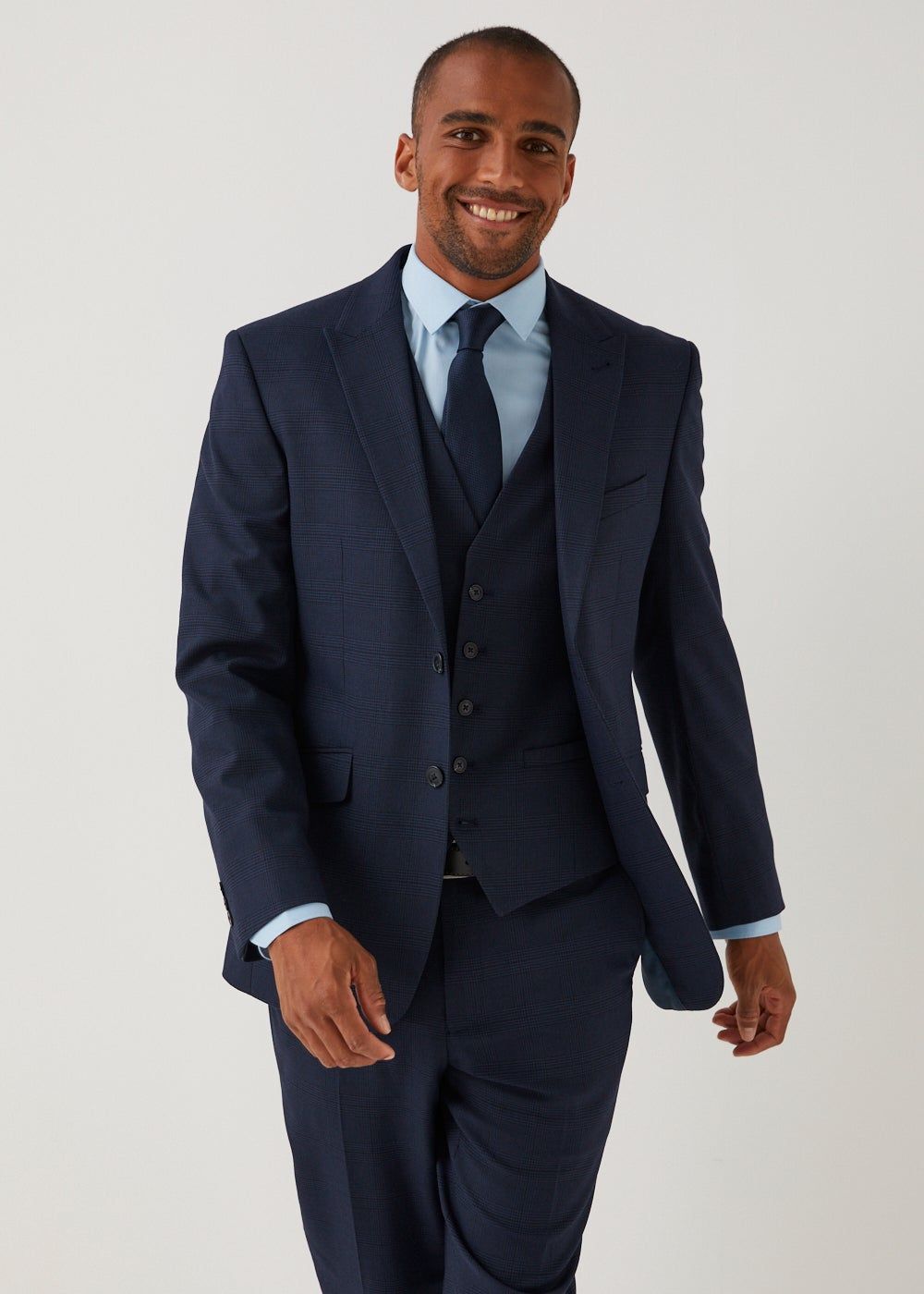 Taylor & Wright Cooper Navy Skinny Fit Suit Trousers