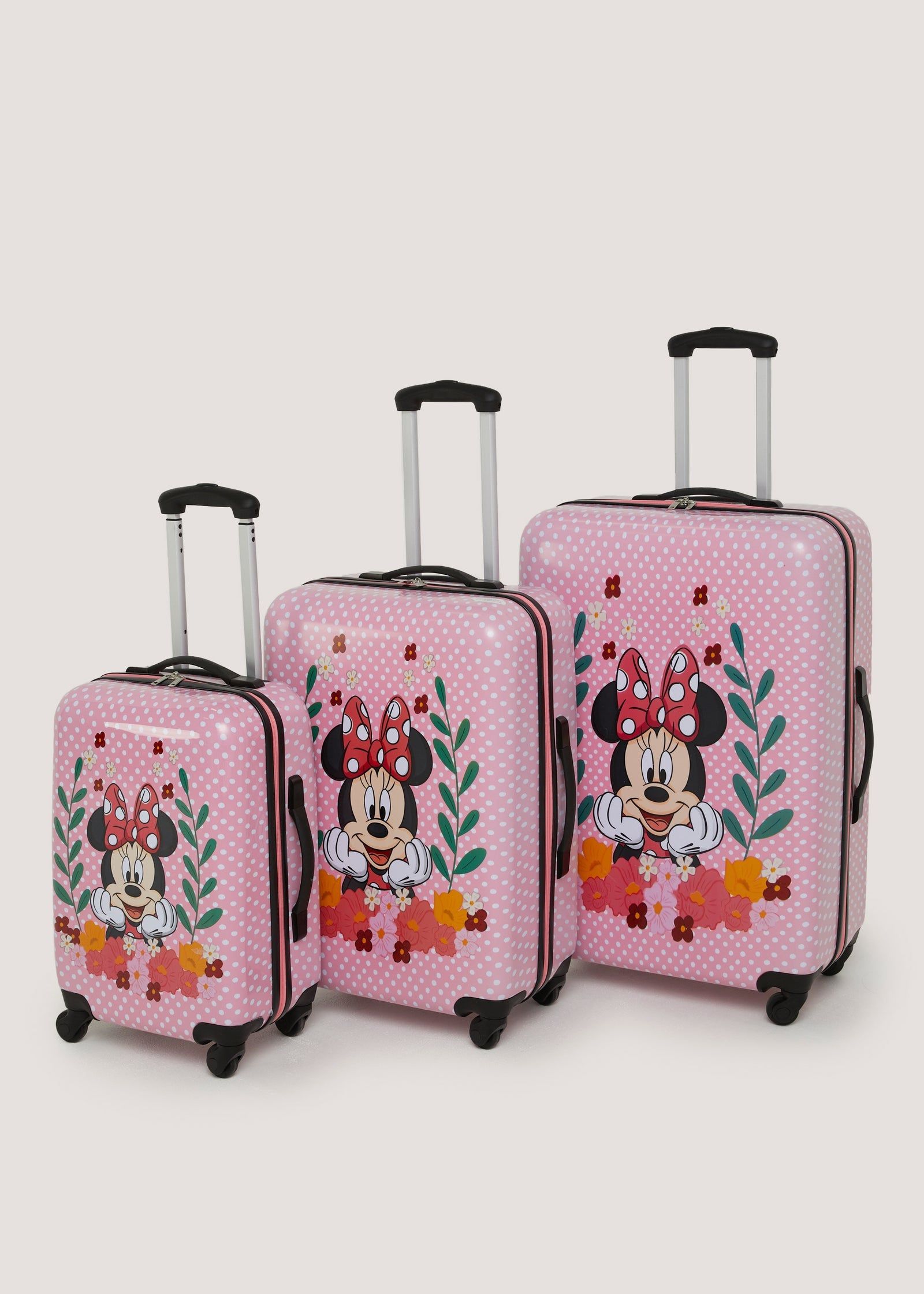 Buy Kids Pink Disney Minnie Mouse Hard Shell Suitcase Online in UAE from Matalan