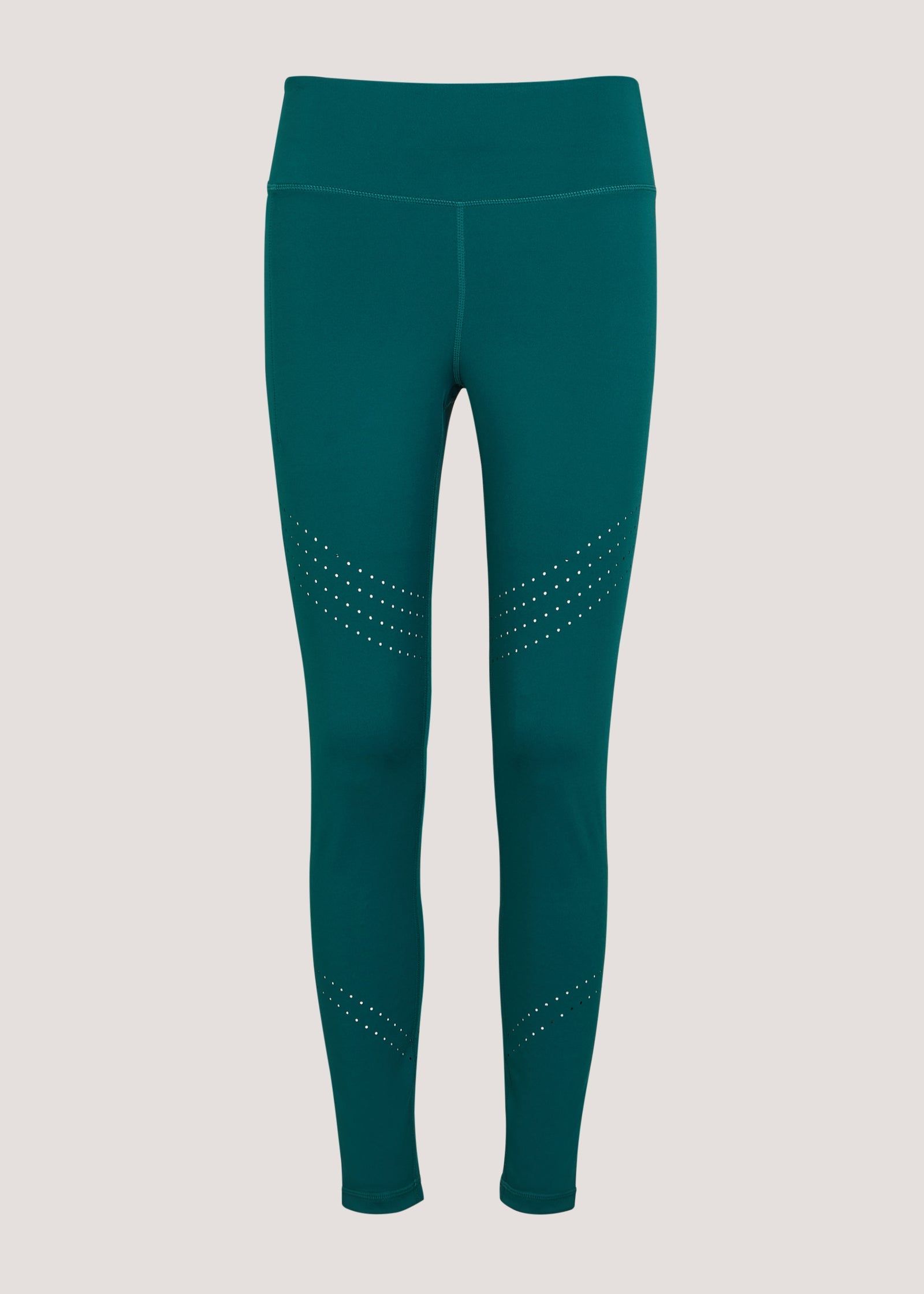 Buy Souluxe Dark Teal Laser Cut Sports Leggings Teal 12 Online in UAE bfab