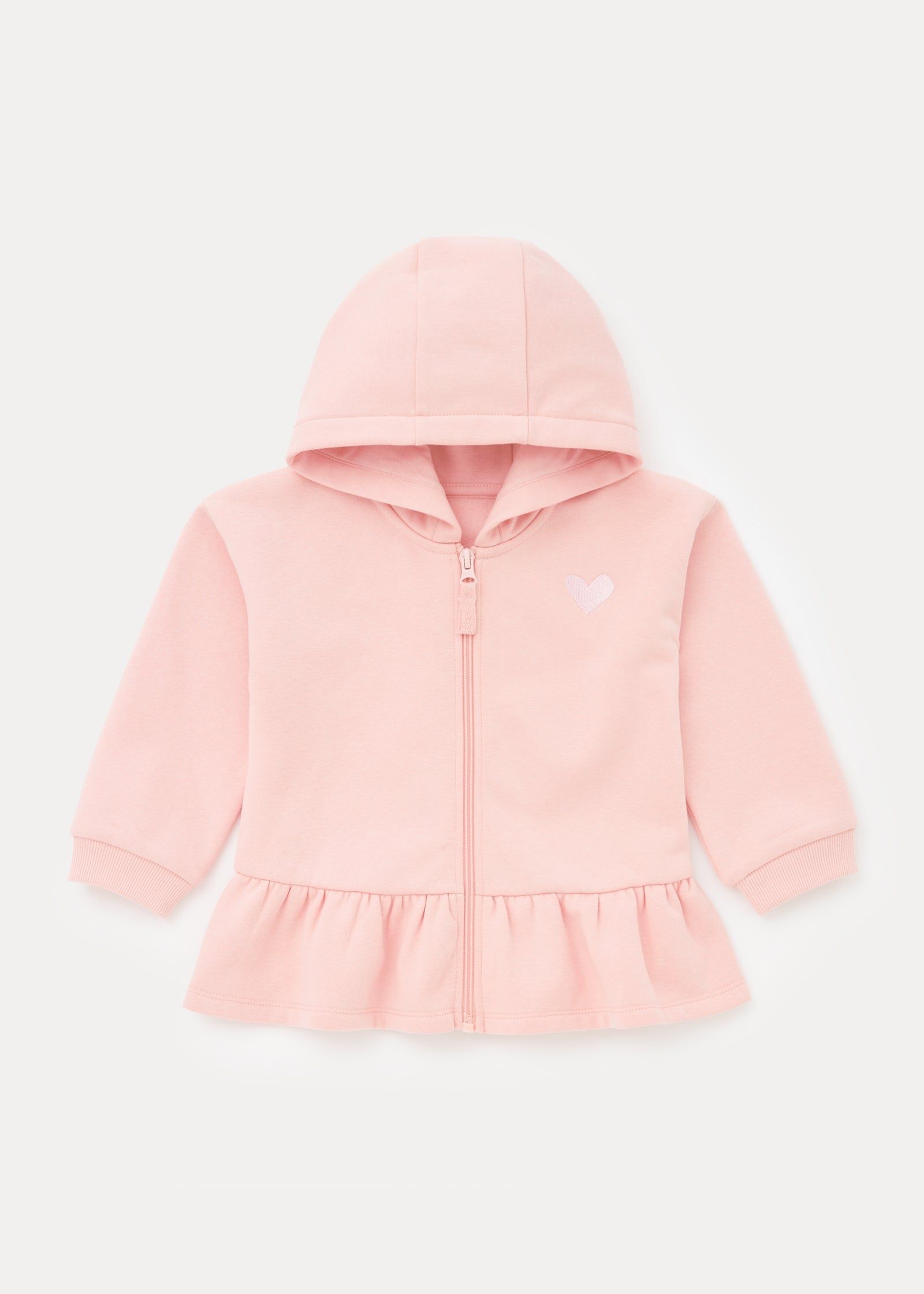 Buy Girls Pink Peplum Zip Up Hoodie 9mths 6yrs Online in Jordan from Matalan