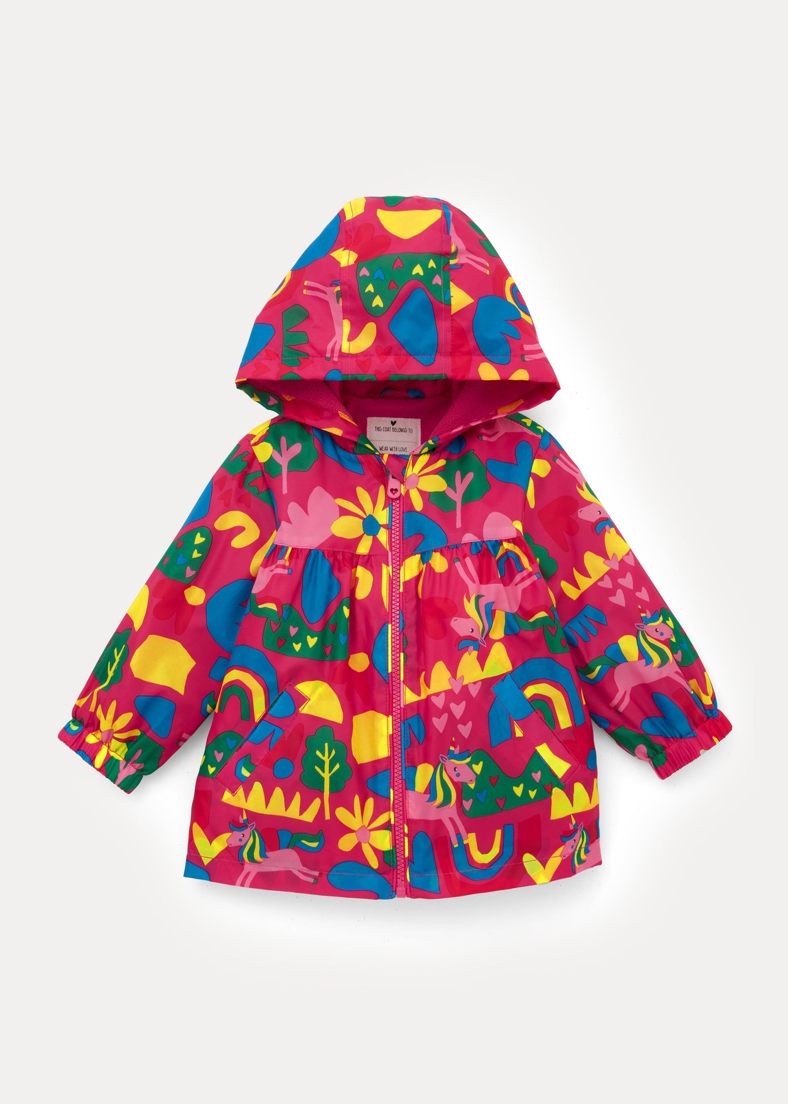 Buy Girls Pink Unicorn Print Raincoat 9mths 6yrs Online in Bahrain from Matalan