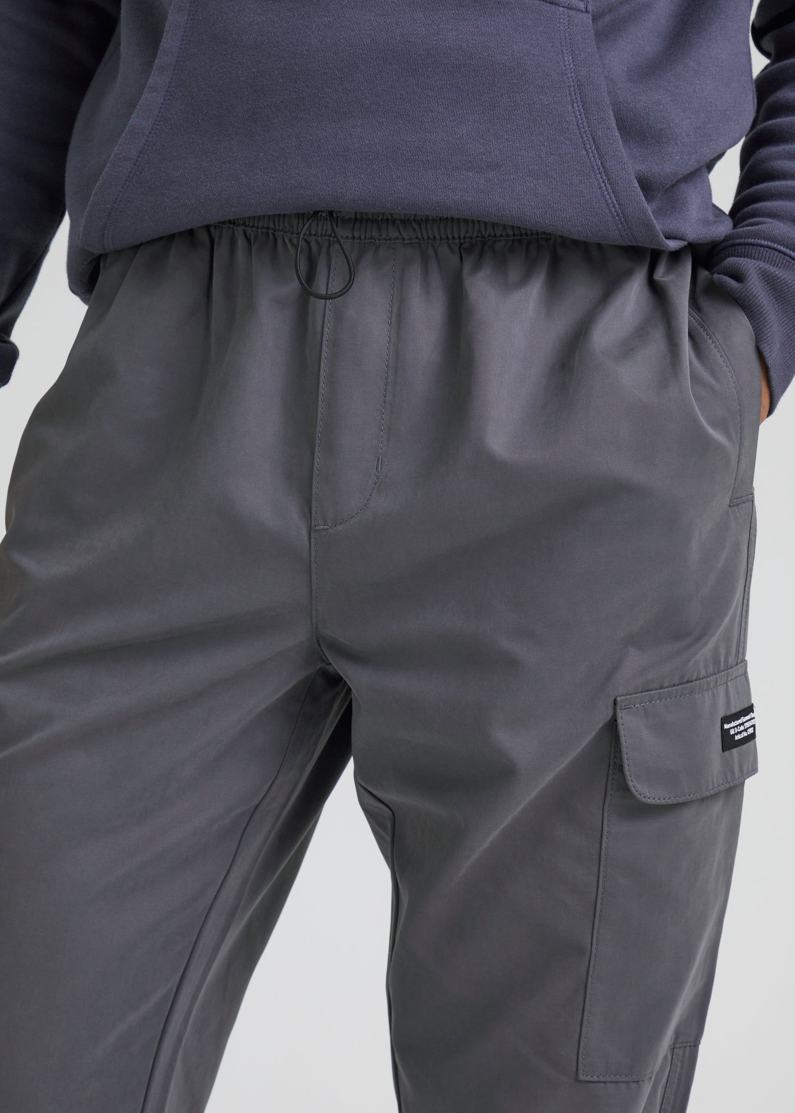 Charcoal Ripstop Cargo Trousers - Matalan