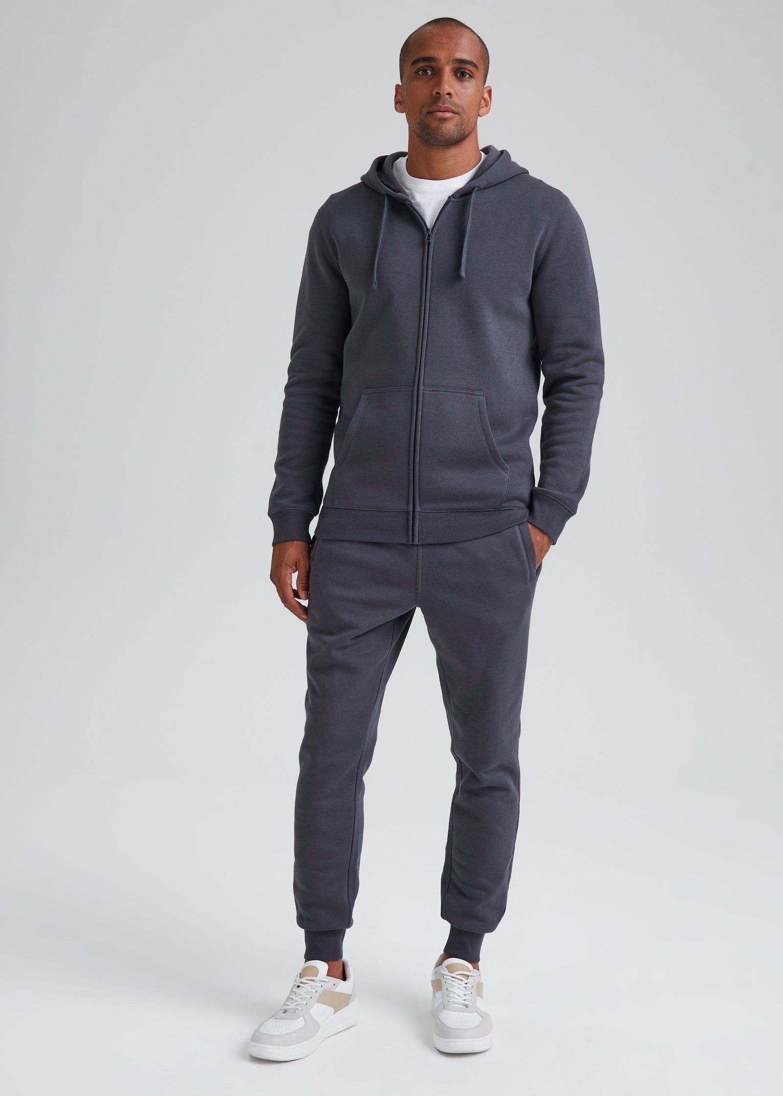 Buy Slim Fit Cuffed Joggers Grey Small Online in UAE from Matalan