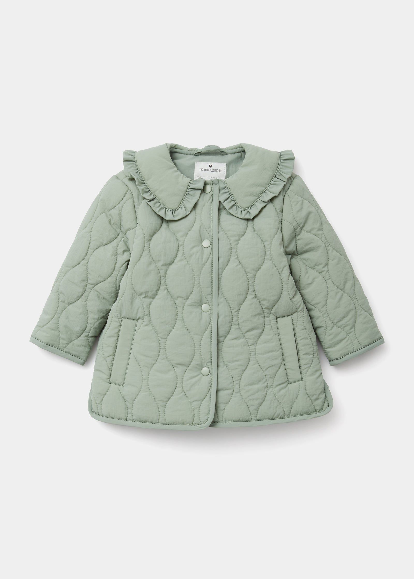 Buy Girls Sage Collar Quilted Jacket 9mths 6yrs Online in Oman bfab