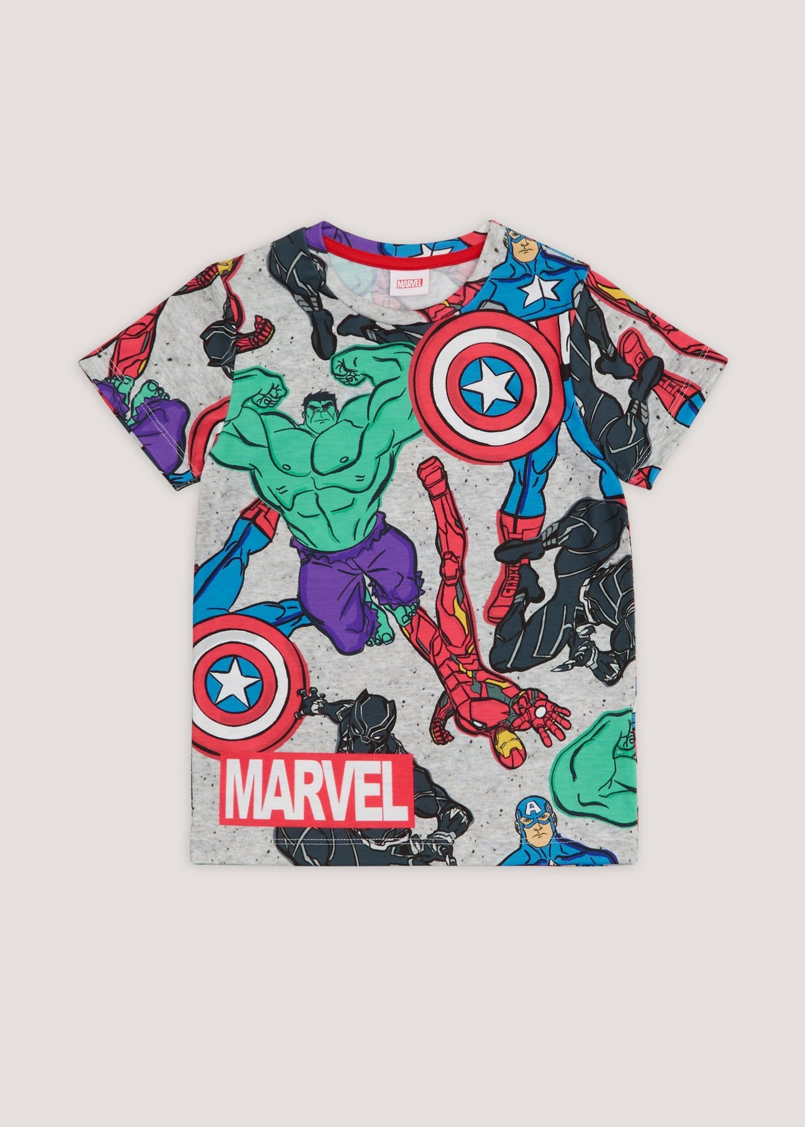 Buy Kids Grey Marvel T Shirt 4 13yrs Online in UAE from Matalan