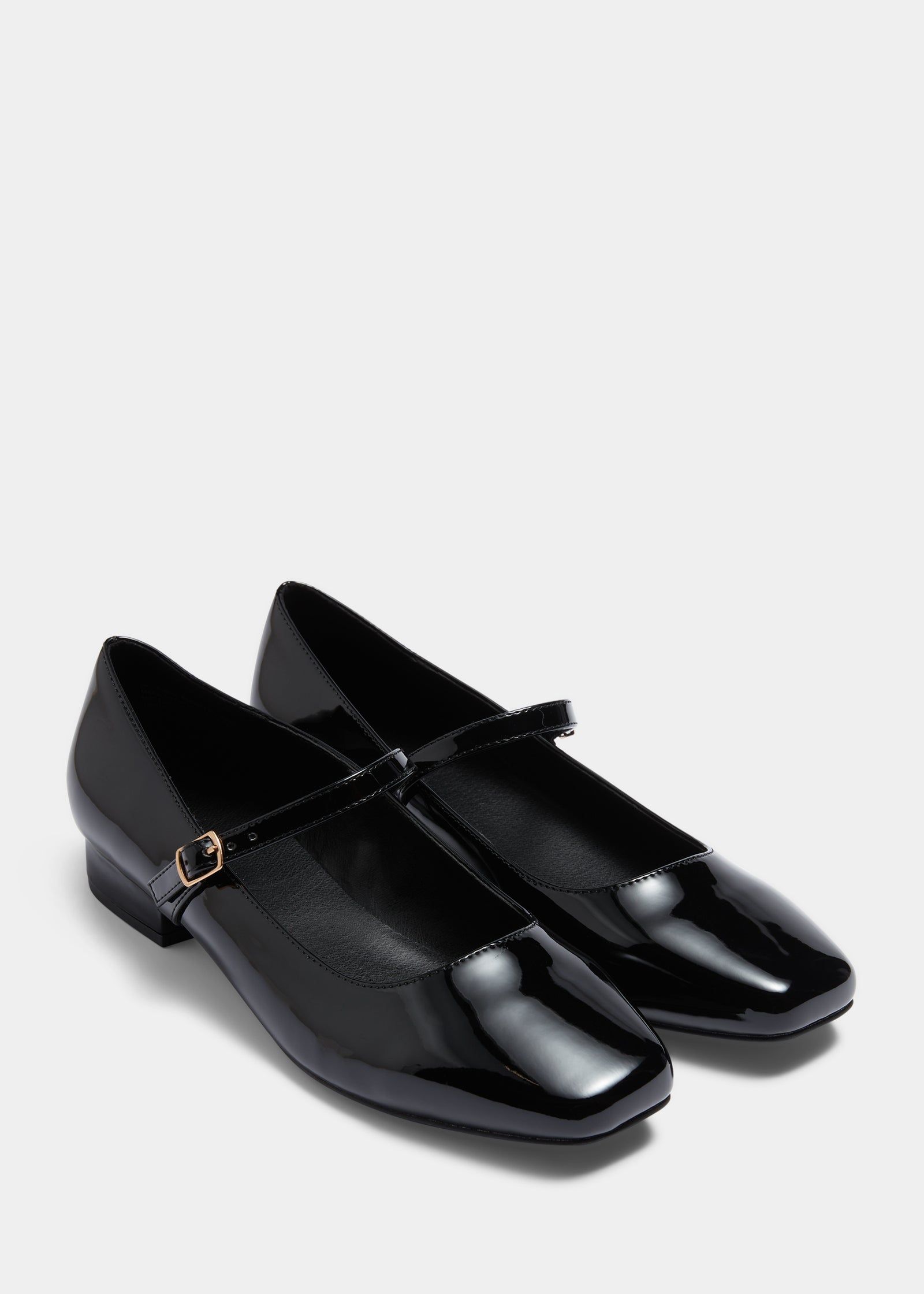完売品✨️ ELIN MARY JANE FLAT SHOES BLACK - メルカリ