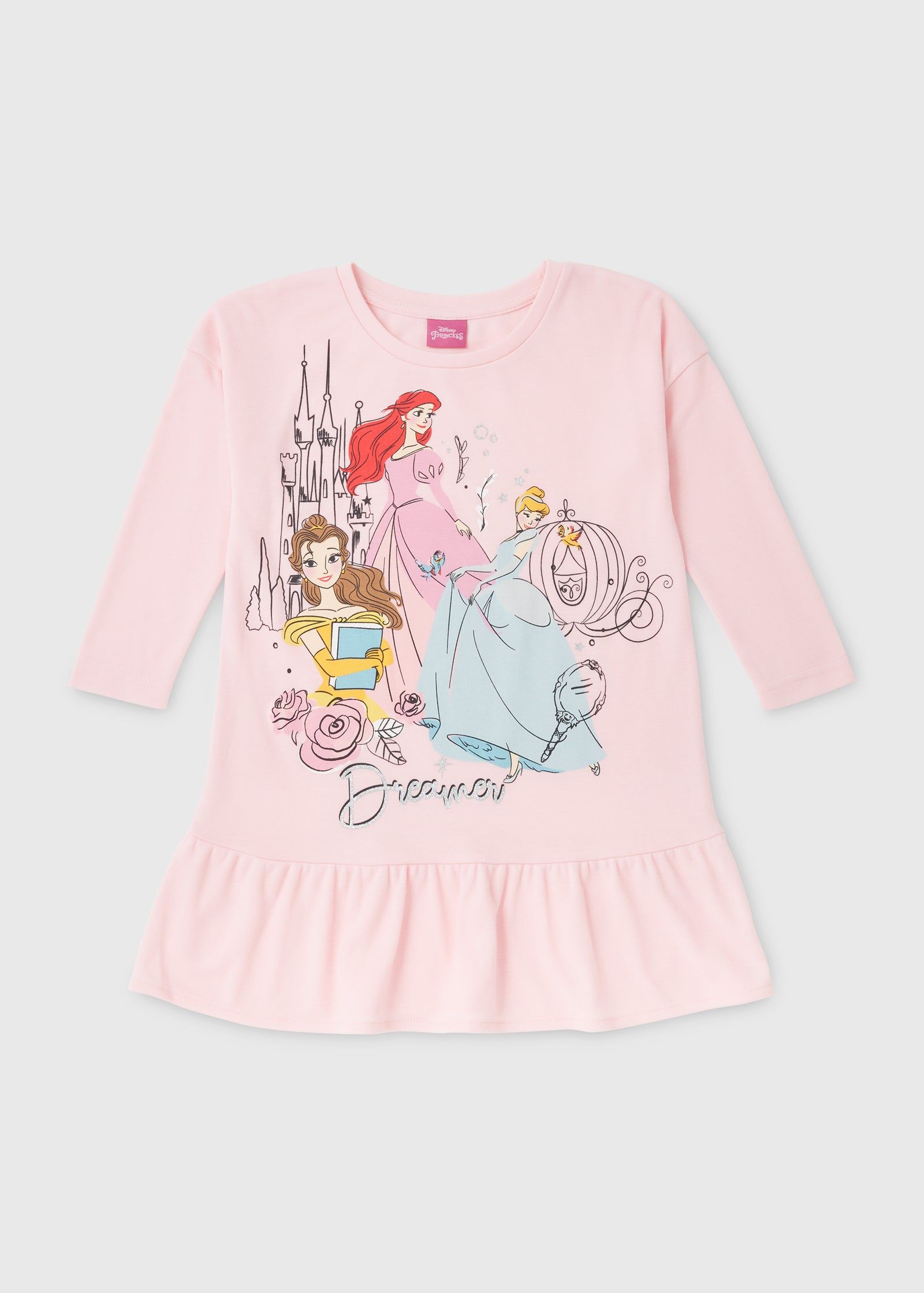 strapless open back dress Toddler Girls Princess Ariel Little Mermaid Costume main image 0
