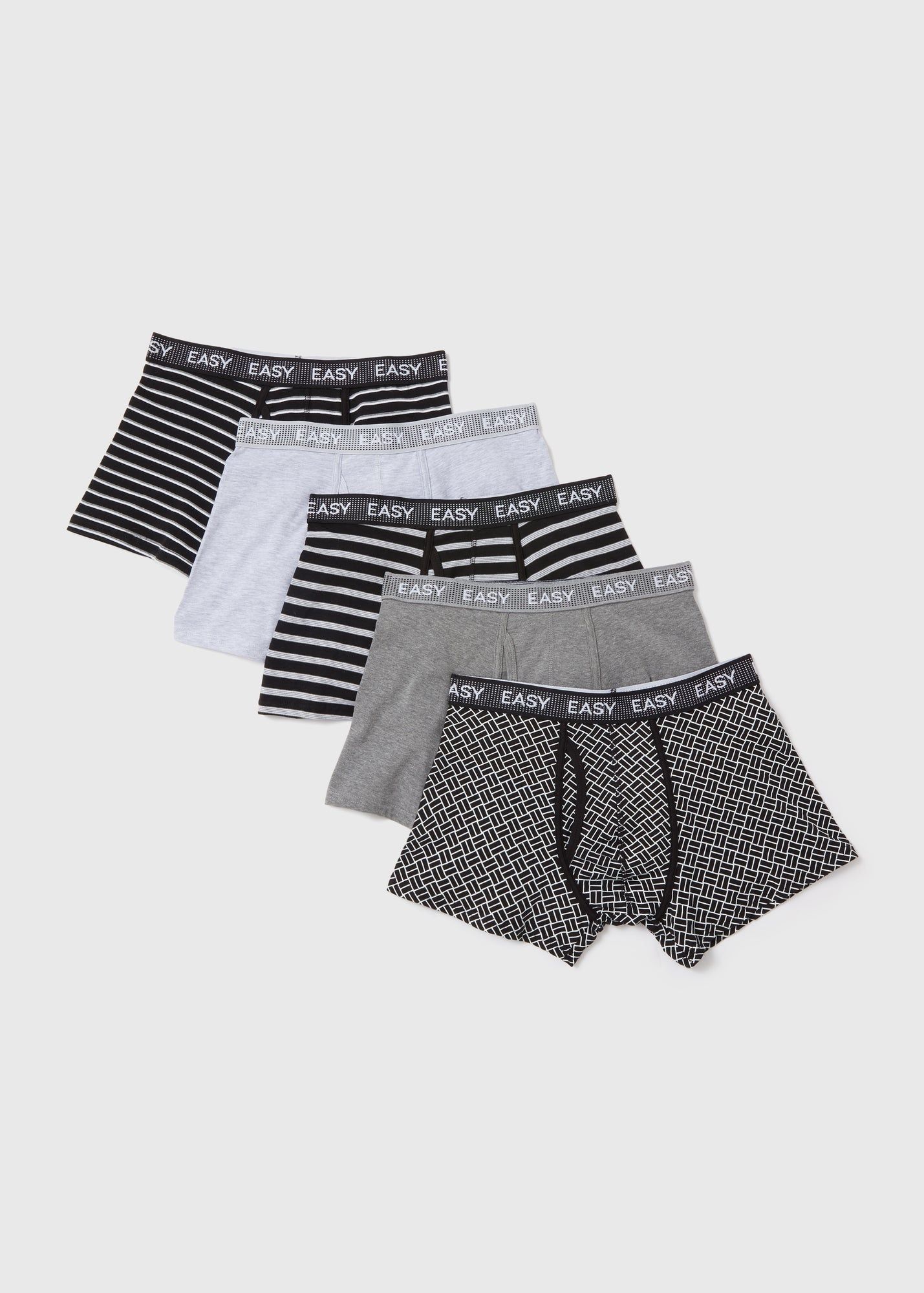 Buy 5 Pack Grey Keyhole Briefs in Jordan - bfab