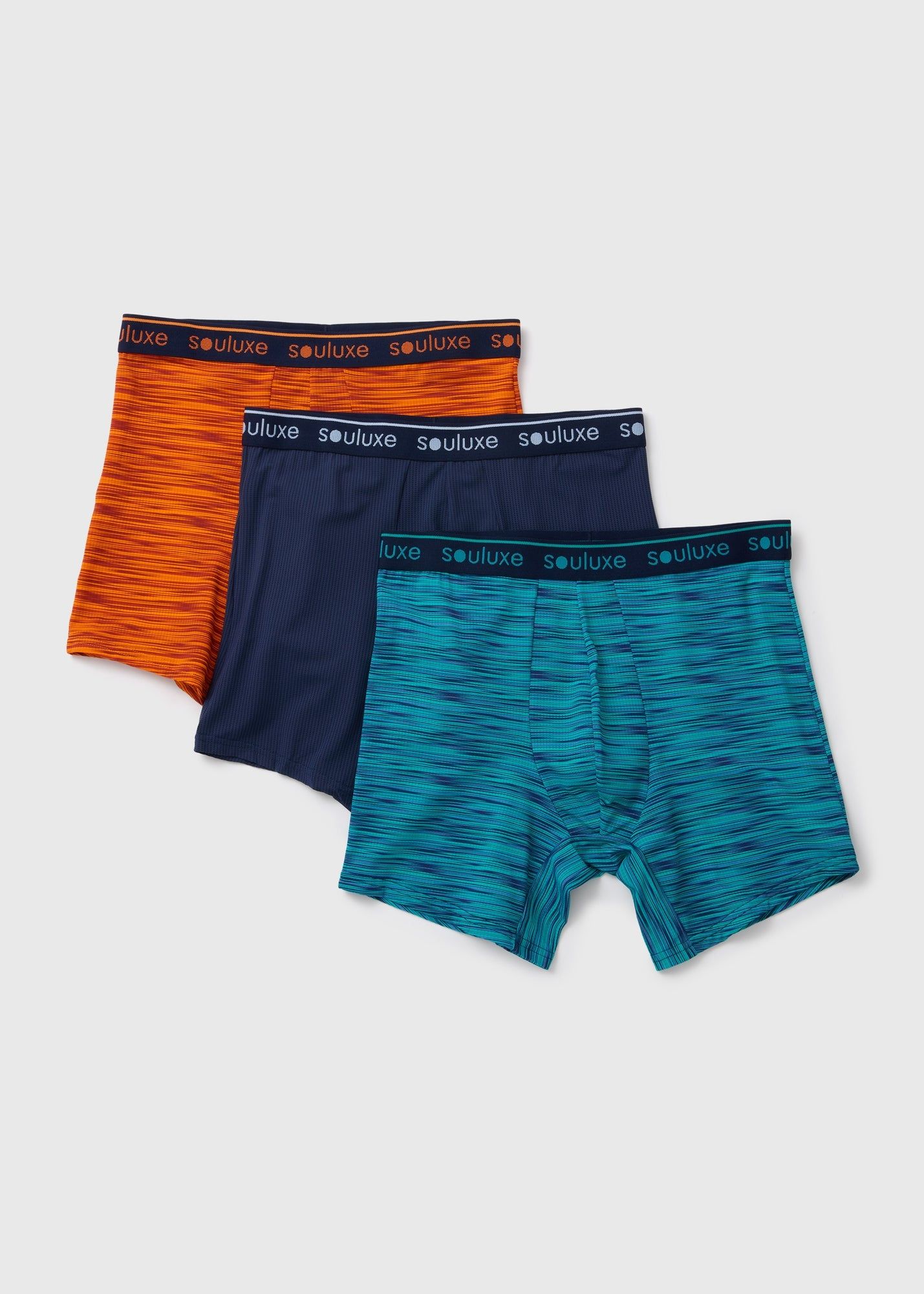 Buy Souluxe 3 Pack Space Dye Boxers Online in Oman from Matalan