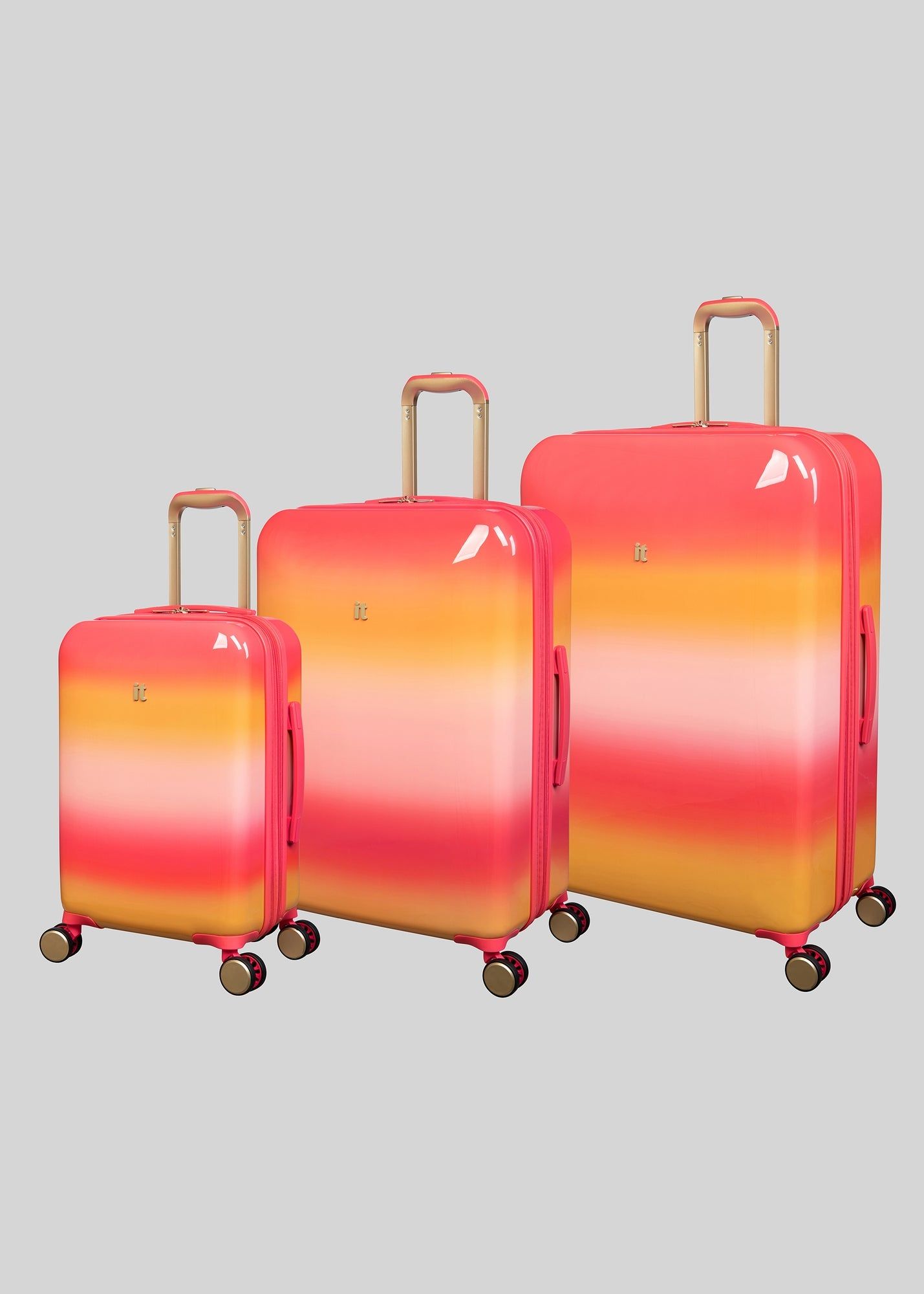 Buy IT Luggage Ombre Print Suitcase Multi Cabin Online in Oman bfab