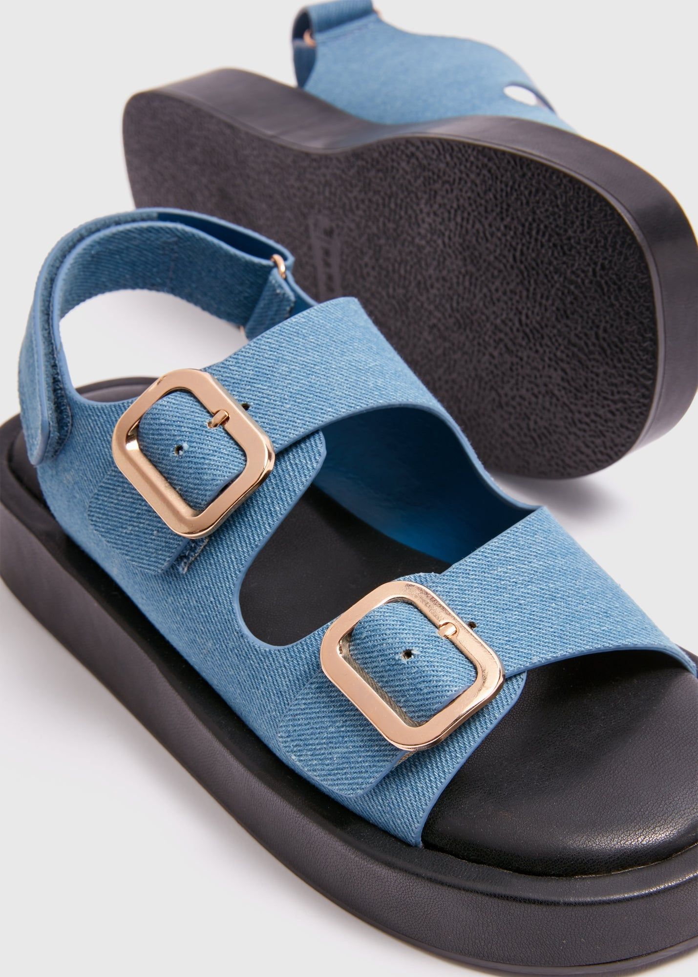 Churen double strap mule sandals deals