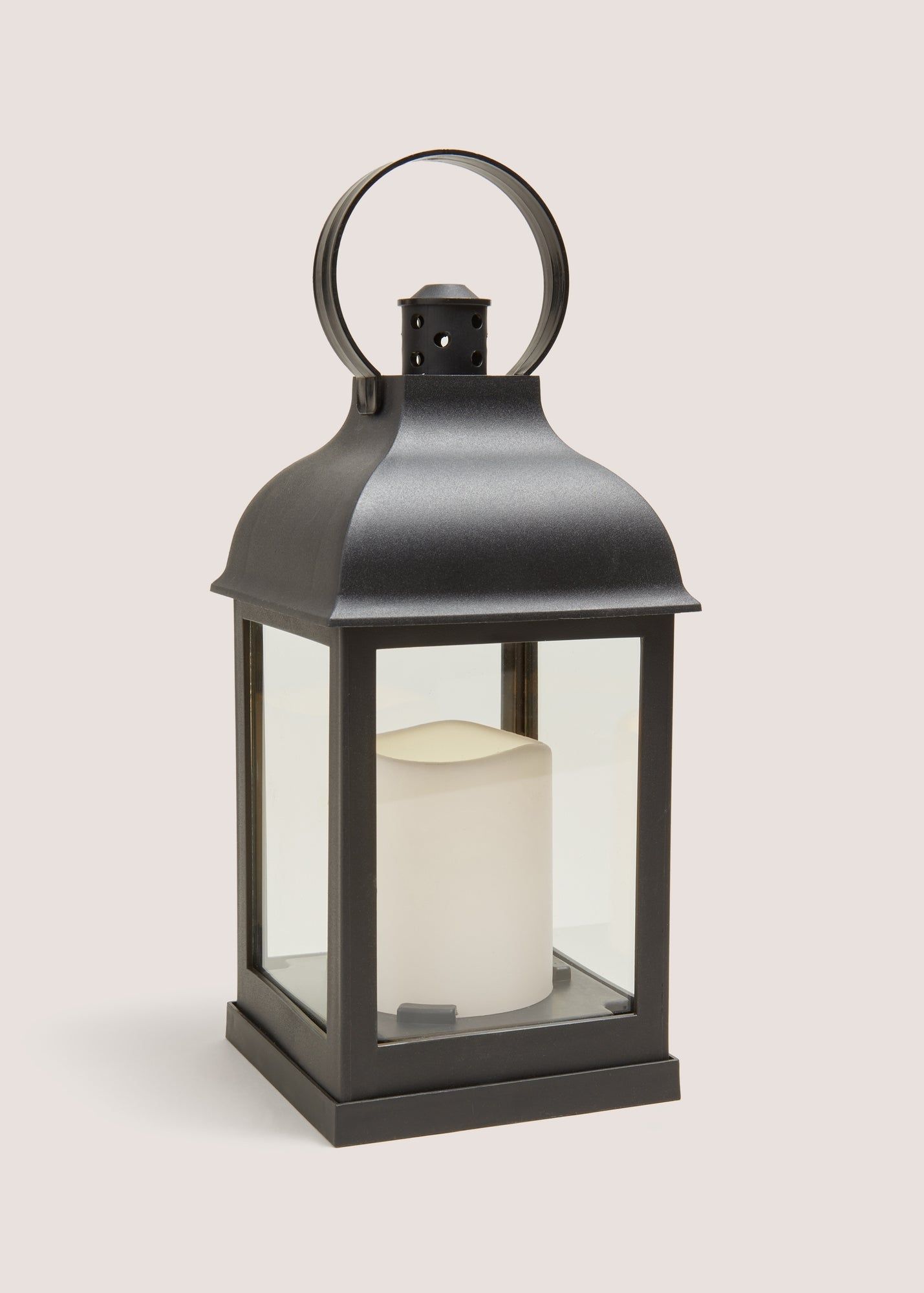 Buy Mini Plastic Lantern 22cm x 10cm x 10cm Black Online in Jordan from Matalan