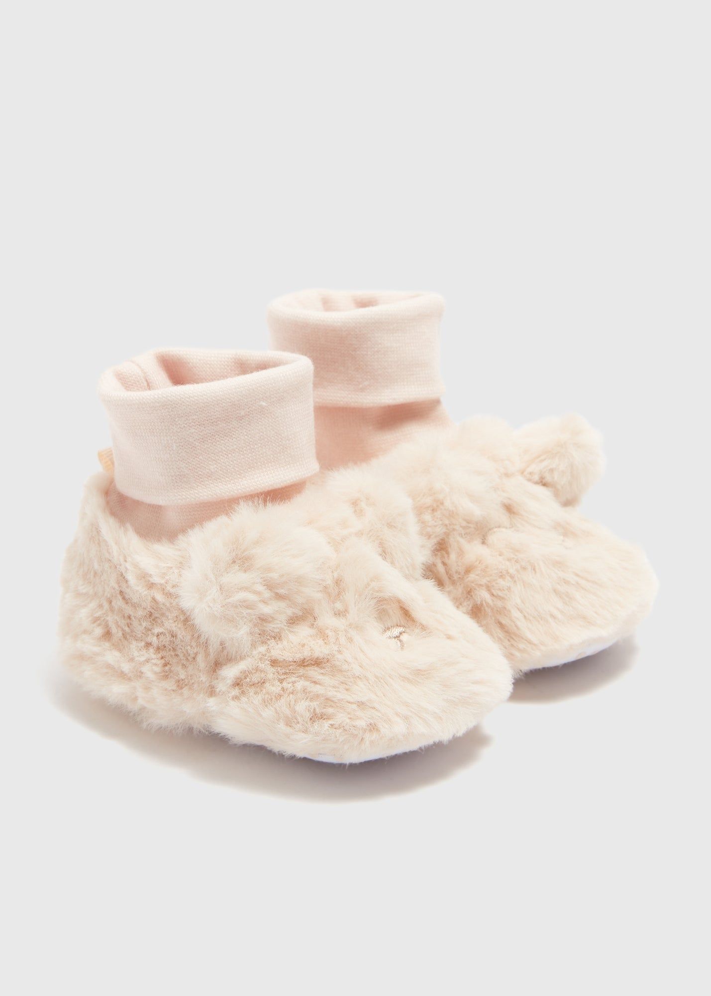 Buy Baby Fur Sock Slipper Beige 3 6 M Online in Bahrain from Matalan