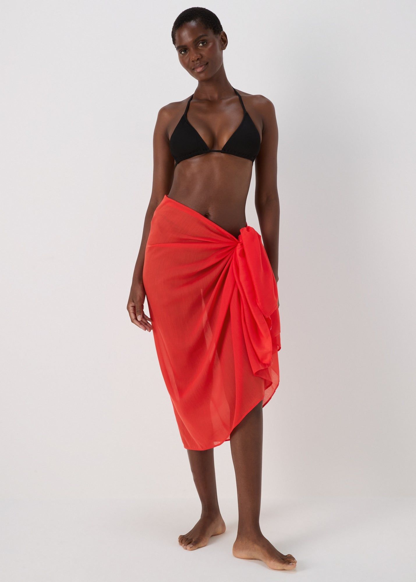 Sarong skirt matalan top