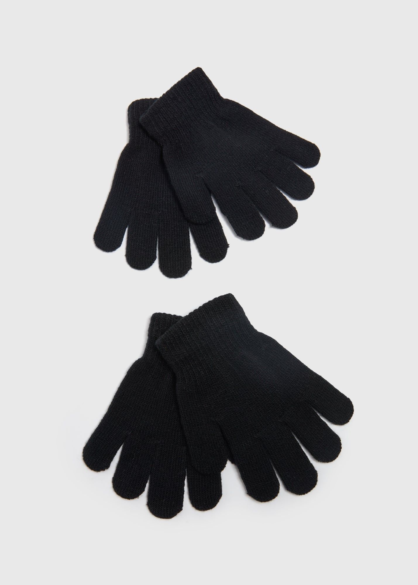 Buy 2 Pack Kids Gloves-Black Online in Jordan from Matalan