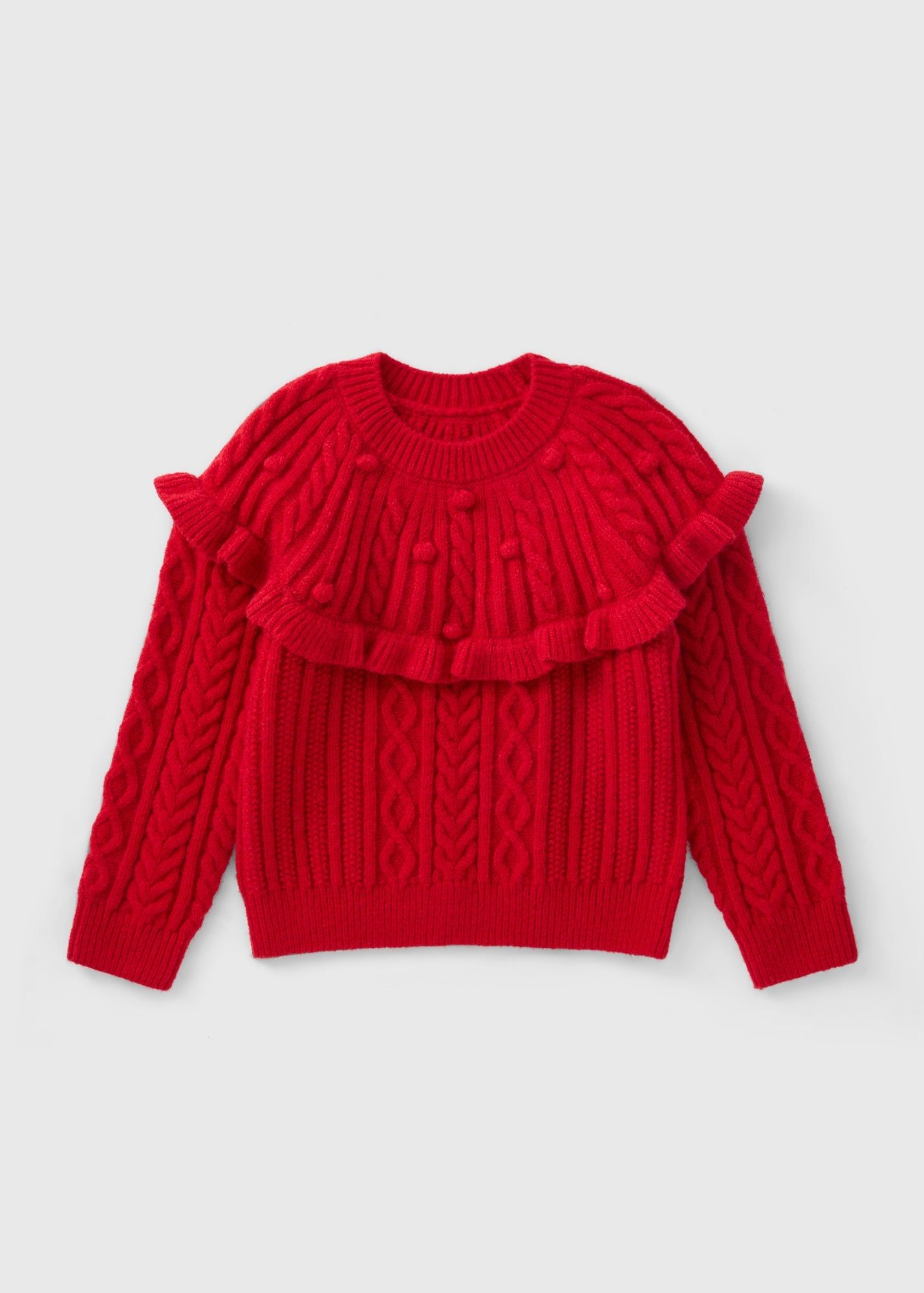 Buy Girls Cable Knit Frill Jumper Online in Bahrain from Matalan