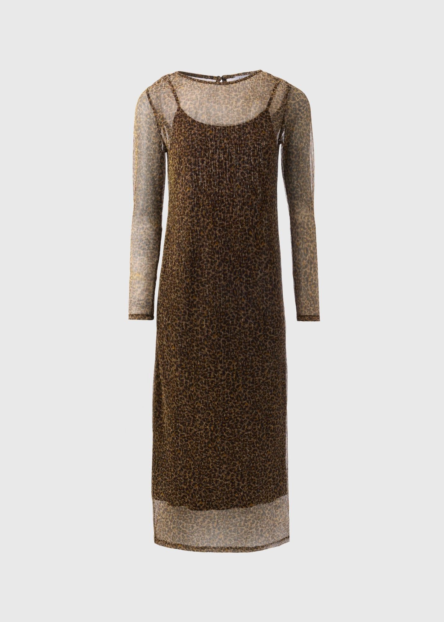 Buy Brown Animal Plisse Midi Dress-Brown-22 Online in Oman from Matalan