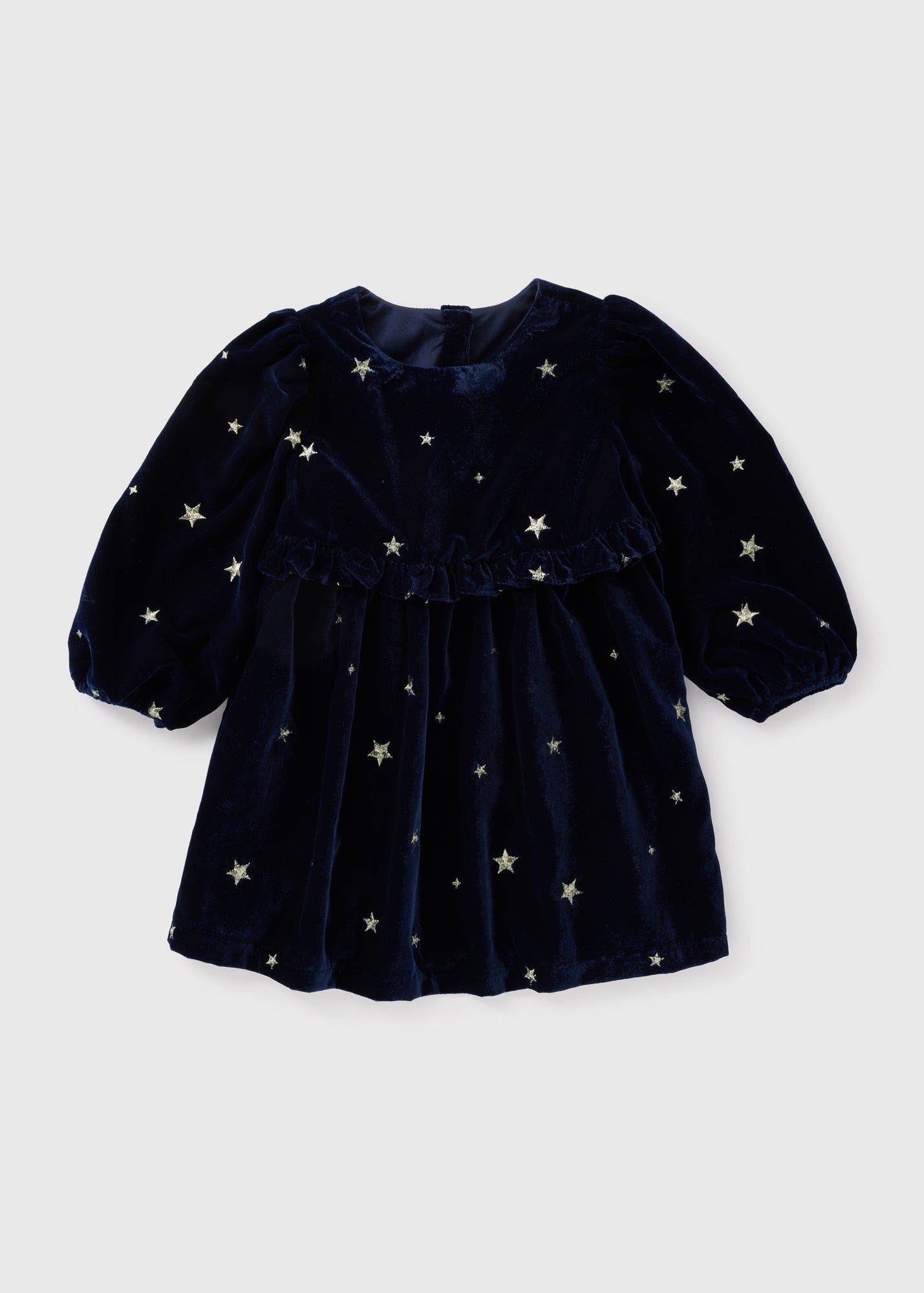 Buy Girls Velvet Star Print Dress Online in Bahrain from Matalan