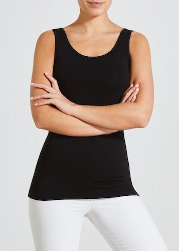 Buy Essential Vest Top Black 14 Online in Bahrain from Matalan