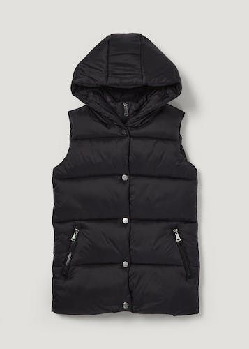 Buy Girls Mini Me Black Longline Gilet 4 13yrs Online in Bahrain