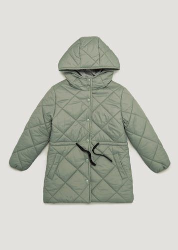 Buy Girls Khaki Quilted Coat 4 13yrs Khaki 11Y Online in Bahrain bfab