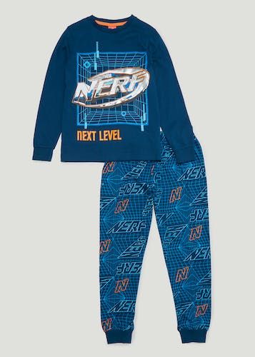 Buy Kids Blue Nerf Pyjama Set 5 13yrs Blue 12Y Online in Jordan bfab